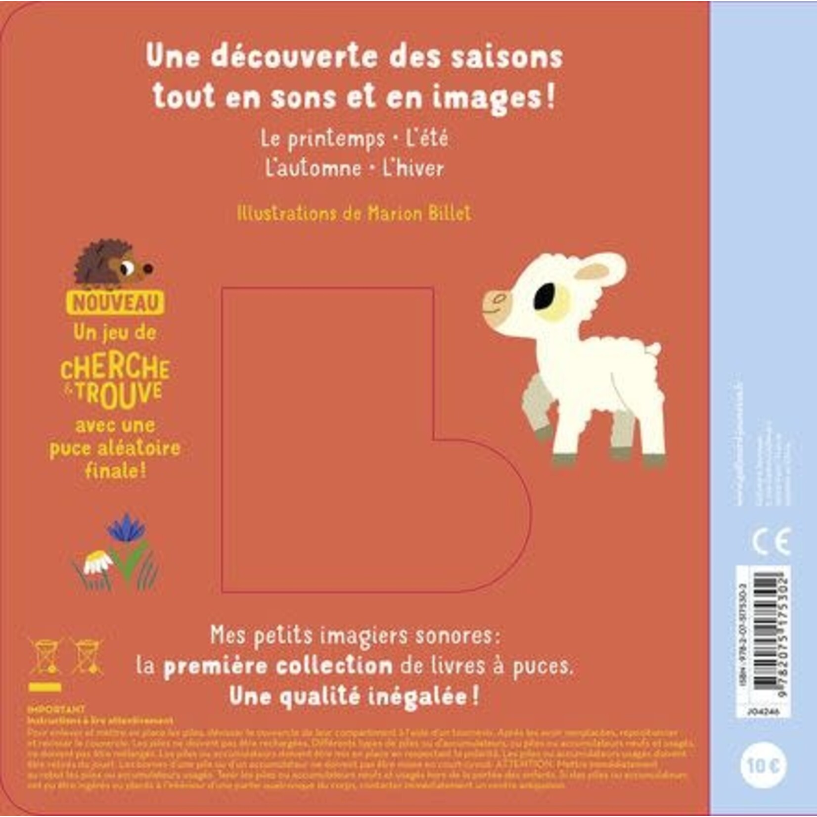 Gallimard Jeunesse (Éditions) GALLIMARD JEUNESSE -  Mes petits imagiers sonores 'Au fil des saisons' (avec cherche et trouve) (In French)