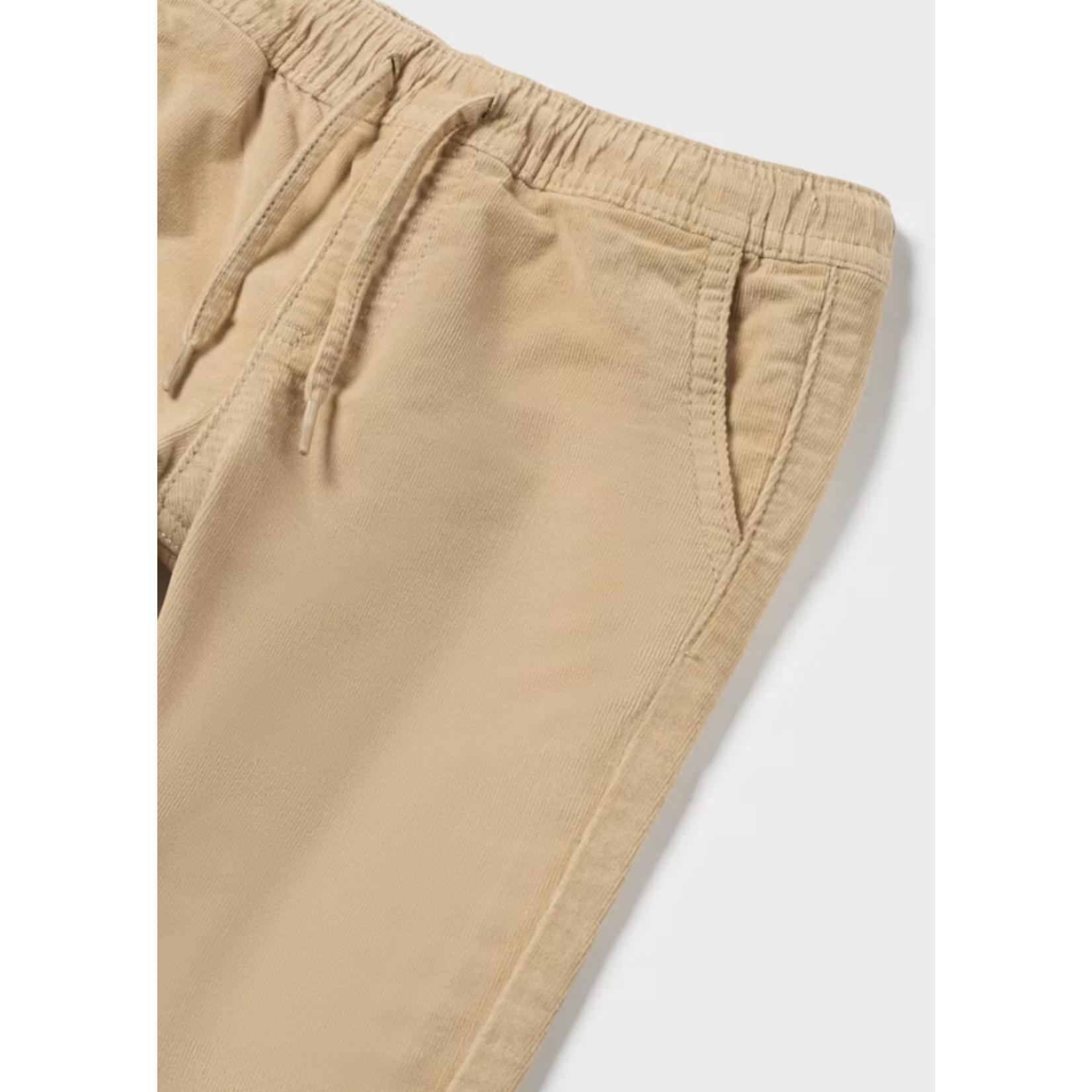 Mayoral MAYORAL - Baby almond jogger pants in micro-corduroy
