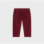 Mayoral MAYORAL - Pantalon jogger framboise pour bébé en micro-velours côtelé