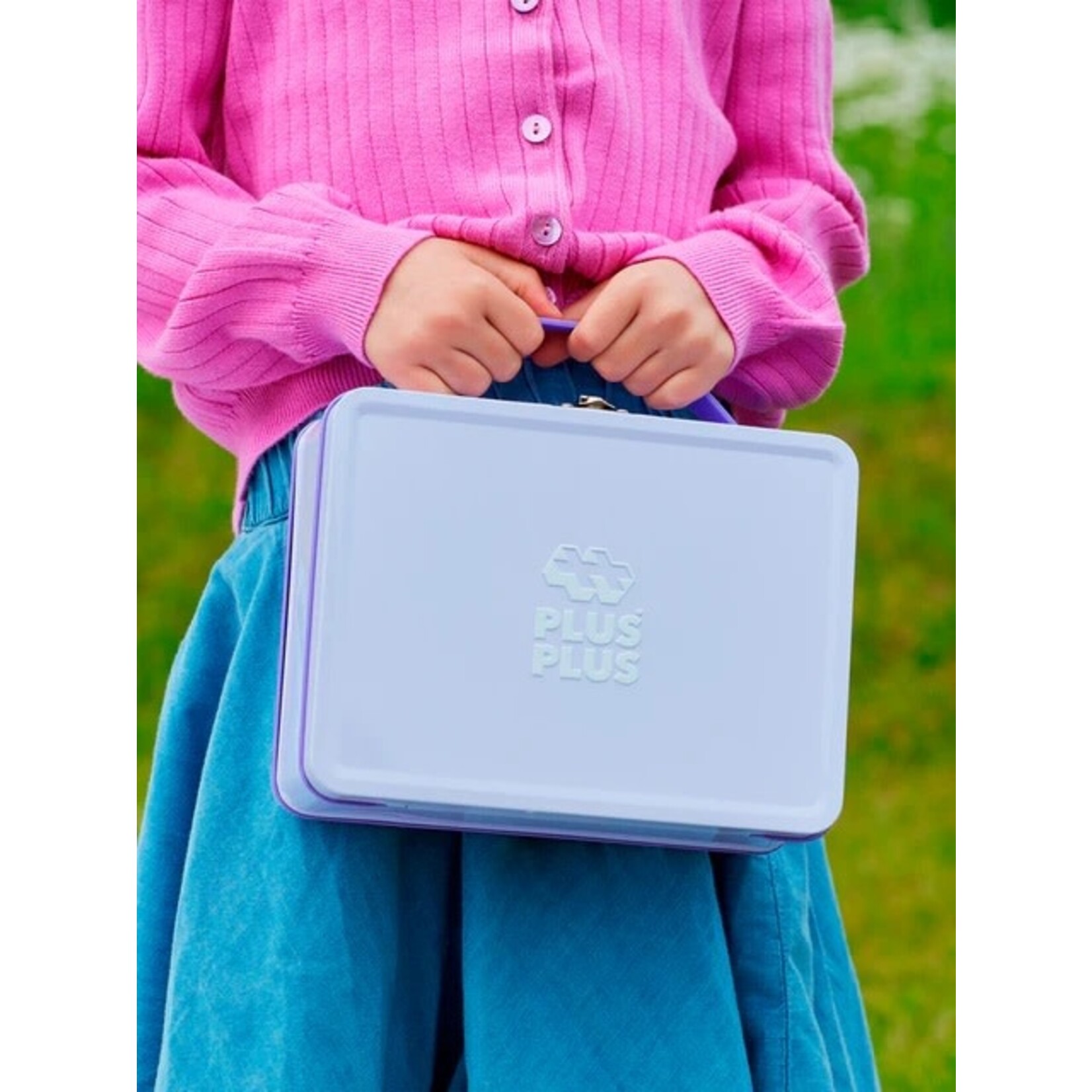 PlusPlus PLUSPLUS - 600 pièces dans valisette de métal mauve