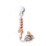 Bulle BULLE - Pacifier clip Monstera - Peach