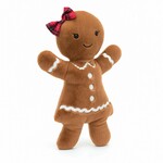 Jellycat JELLYCAT - Bonhomme de pain d'épice en peluche 'Jolly Gingerbread Ruby' - Large