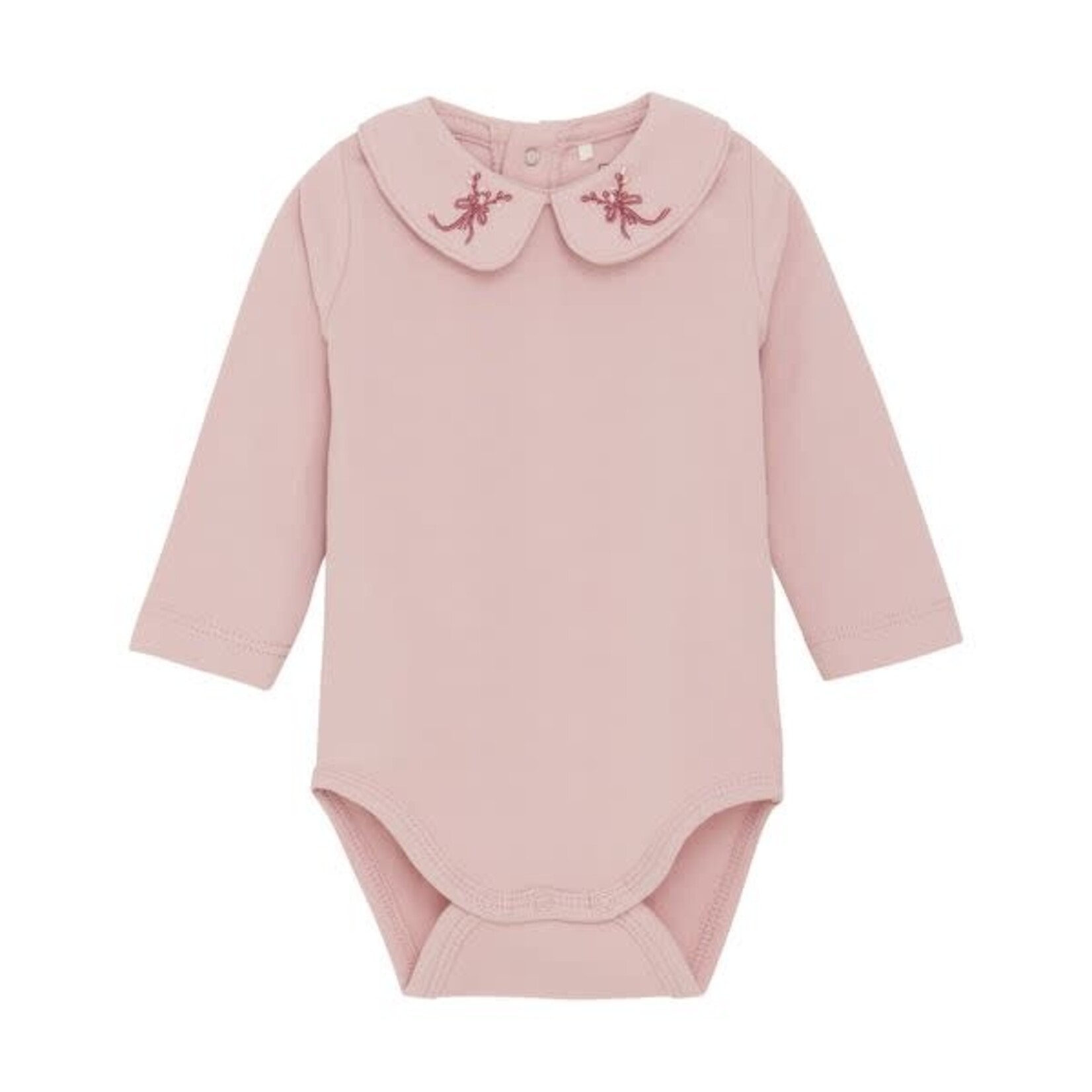 Fixoni FIXONI - Cache-couche en vieux rose avec col claudine
