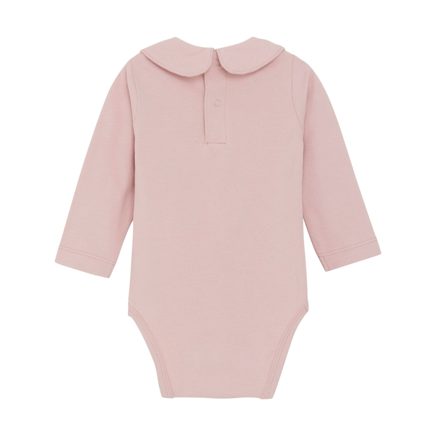 Fixoni FIXONI - Dusty rose onesie with a peter pan collar