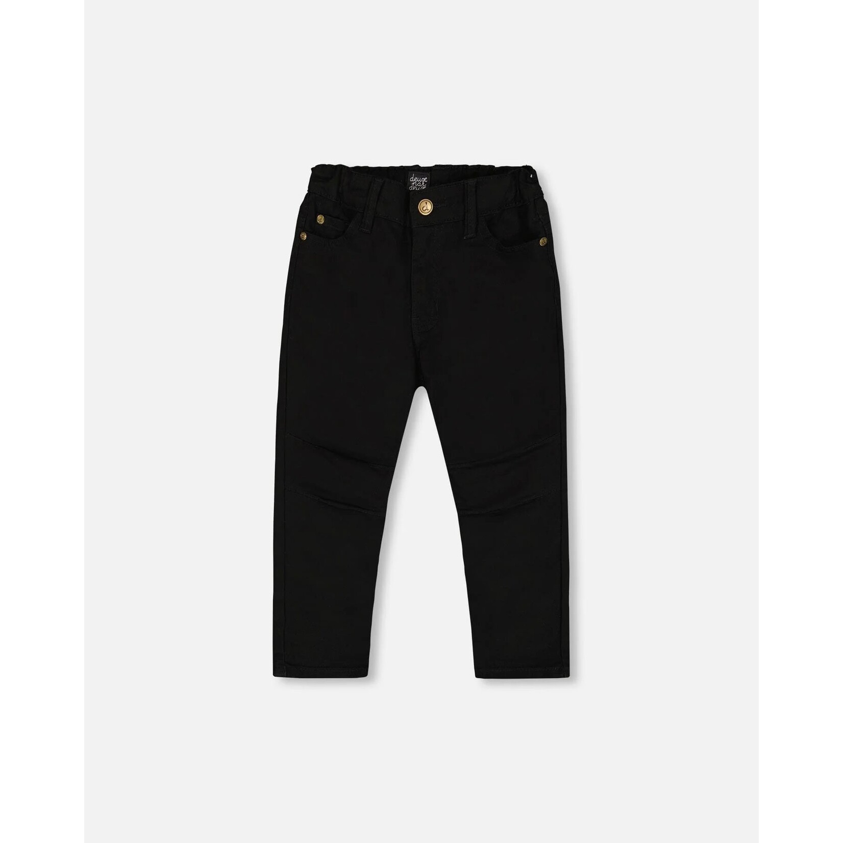 Deux par Deux DEUX PAR DEUX - Pantalon en sergé extensible noir