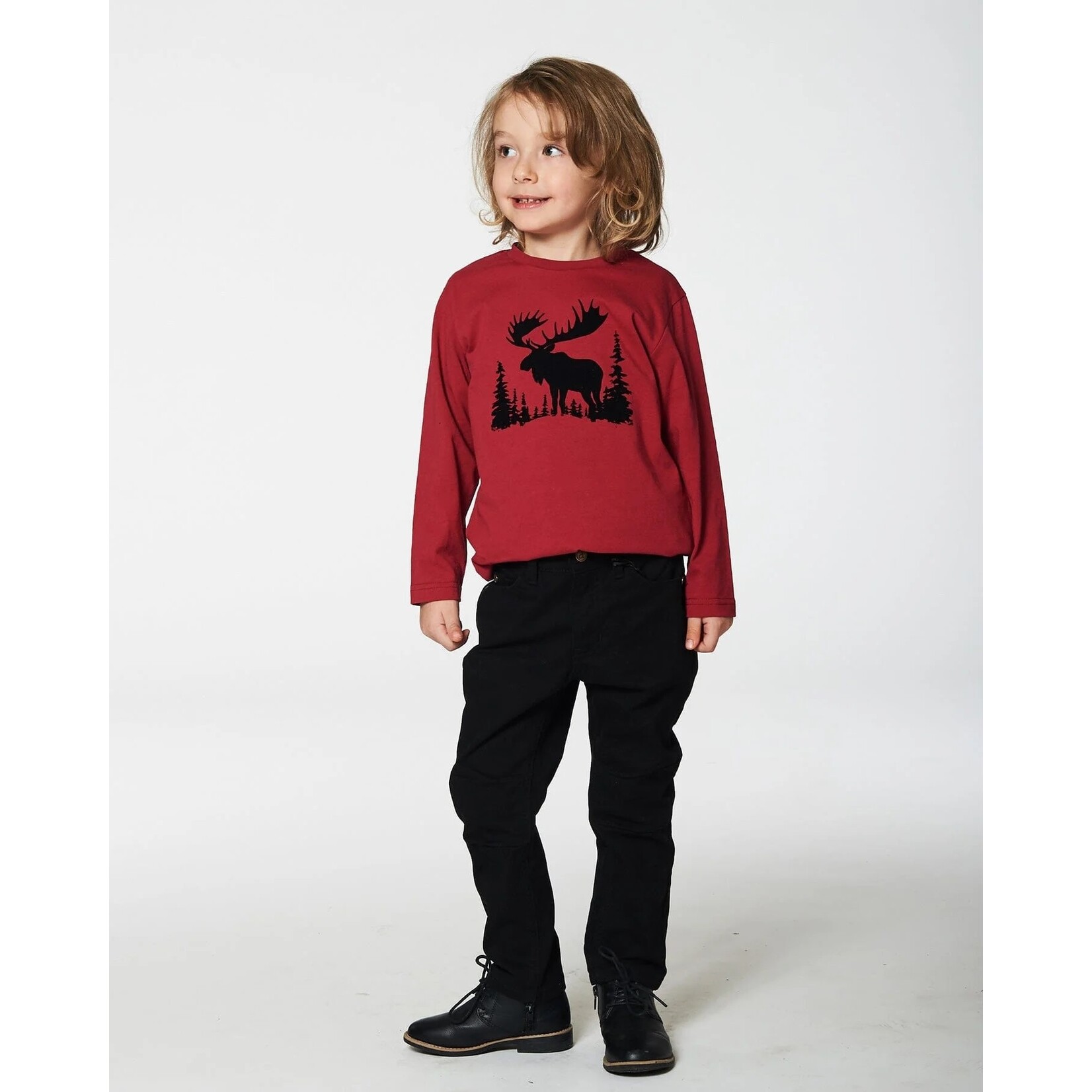 Deux par Deux DEUX PAR DEUX - Pantalon en sergé extensible noir