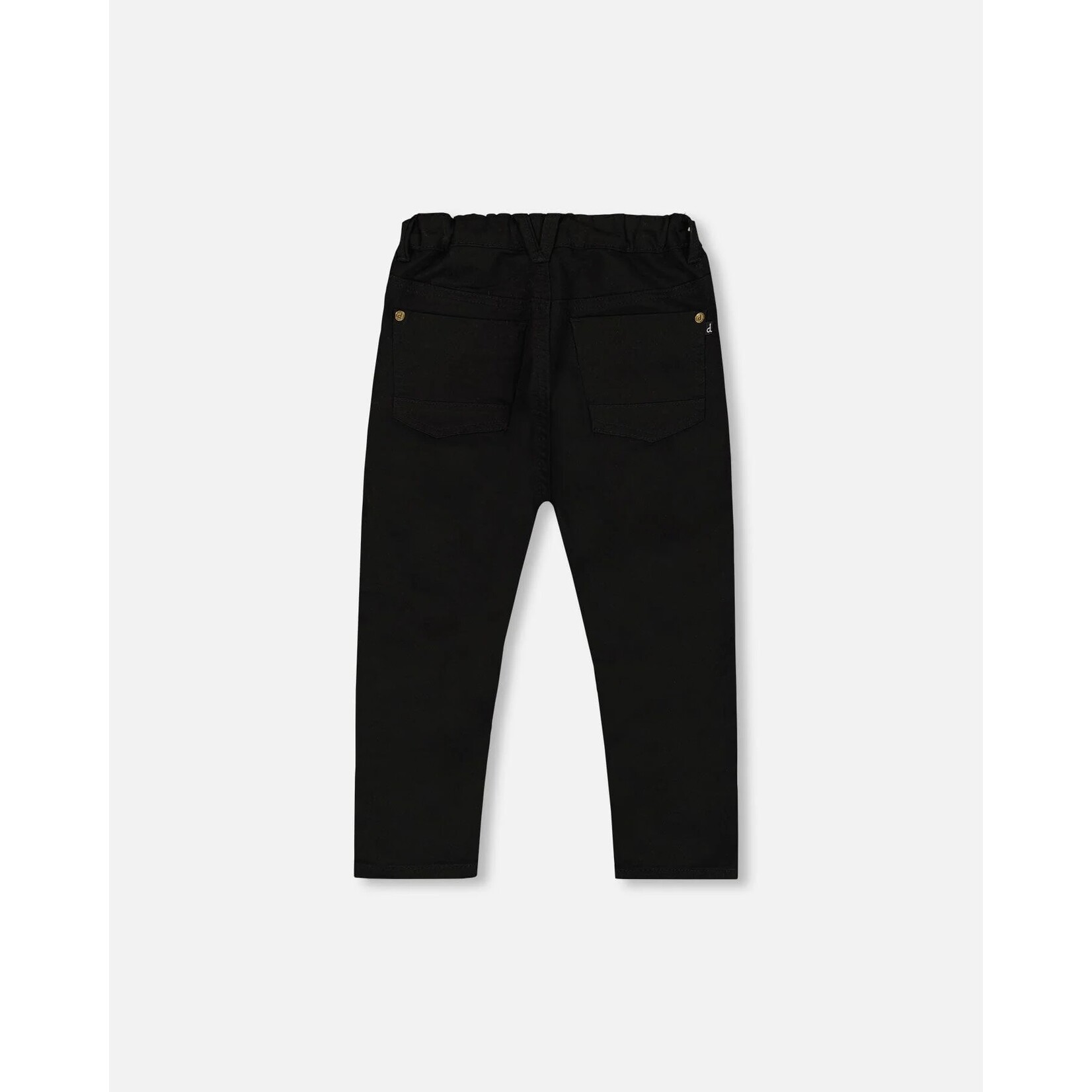 Deux par Deux DEUX PAR DEUX - Pantalon en sergé extensible noir
