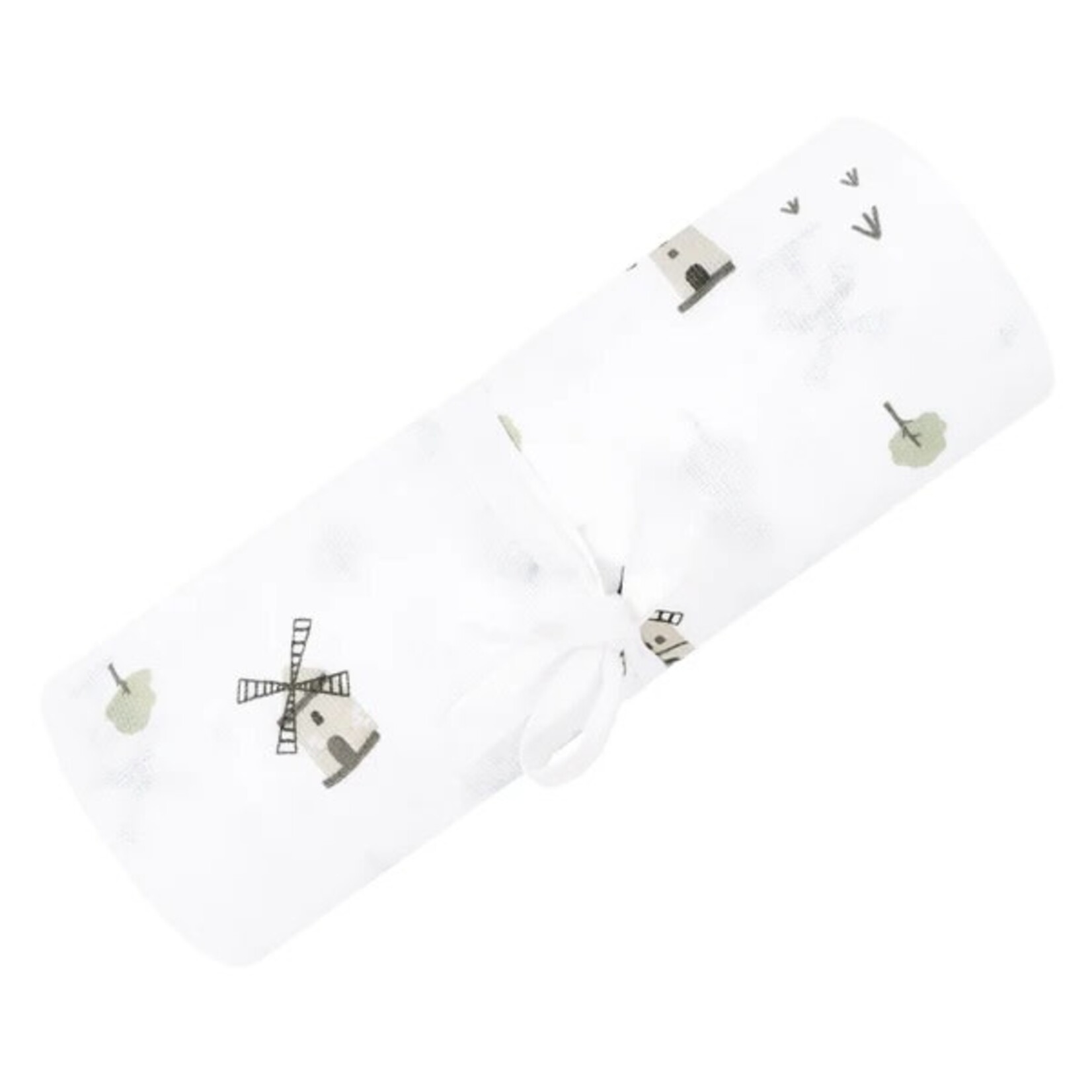 Perlimpinpin PERLIMPINPIN - cotton muslin blanket 'Windmills'