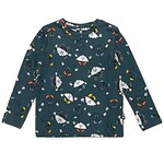 Northcoast NORTHCOAST - Dark grey Longsleeve T-Shirt With Animated Cloud Print