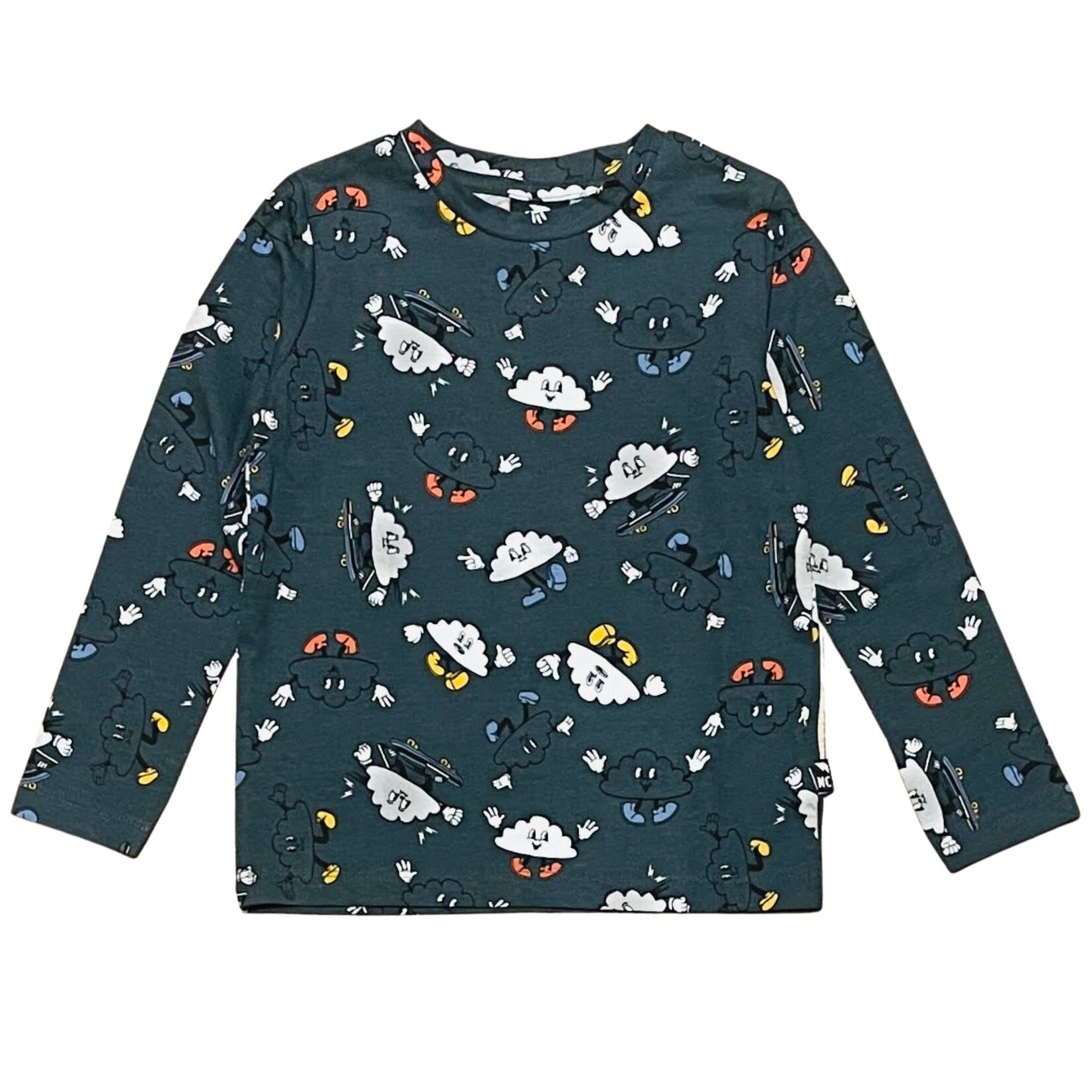 Northcoast NORTHCOAST - Dark grey Longsleeve T-Shirt With Animated Cloud Print