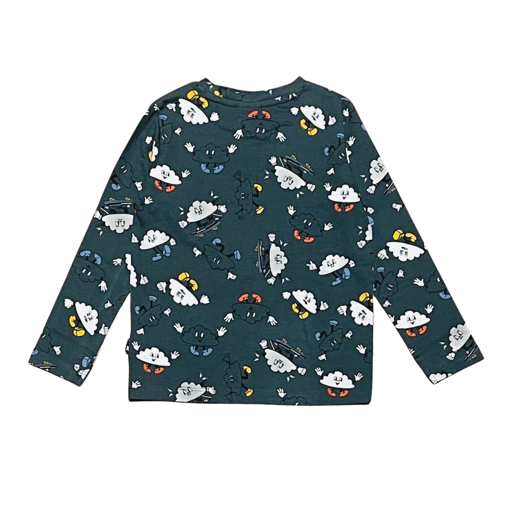 Northcoast NORTHCOAST - Dark grey Longsleeve T-Shirt With Animated Cloud Print