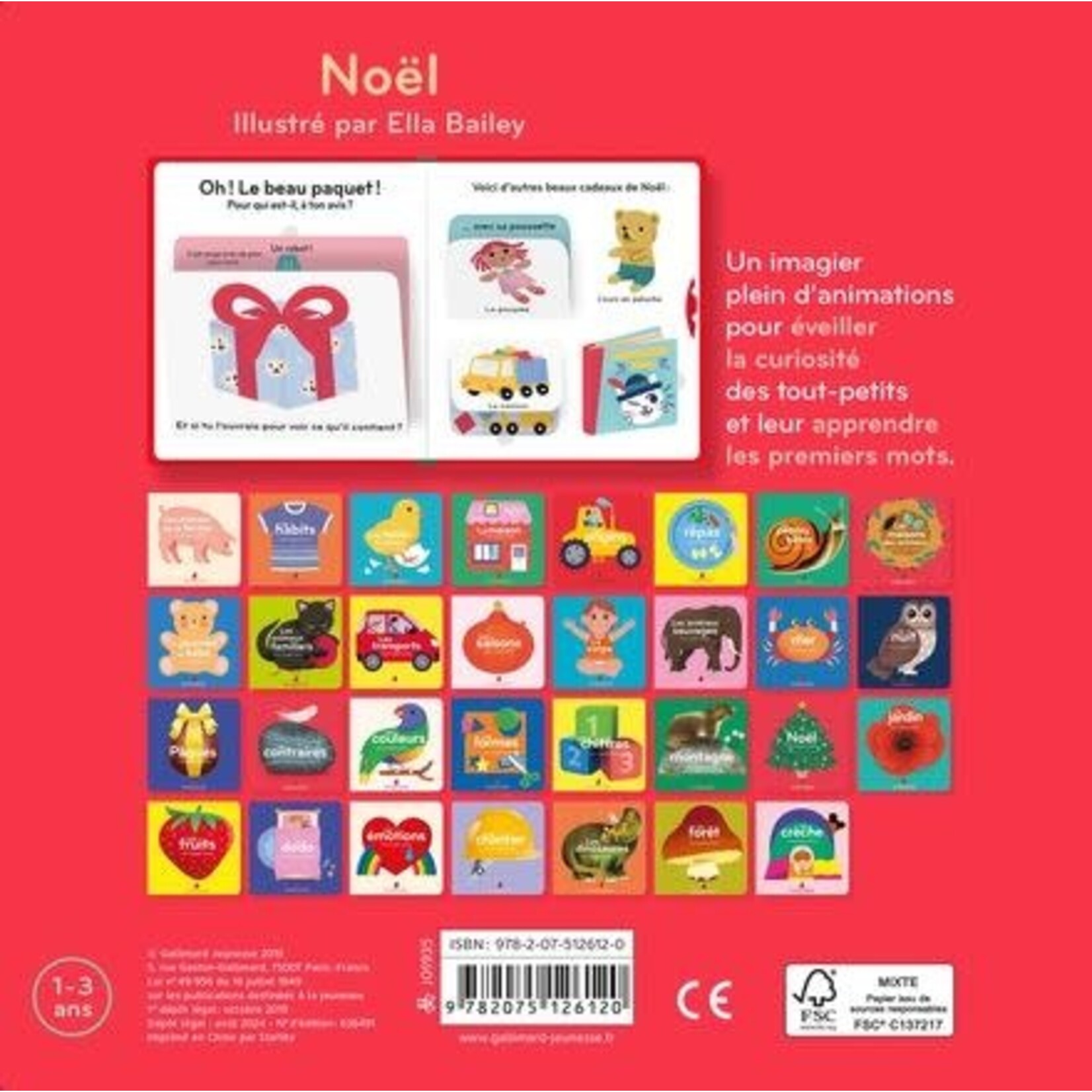 Gallimard Jeunesse (Éditions) GALLIMARD JEUNESSE -  Noël : mon imagier animé (In French)