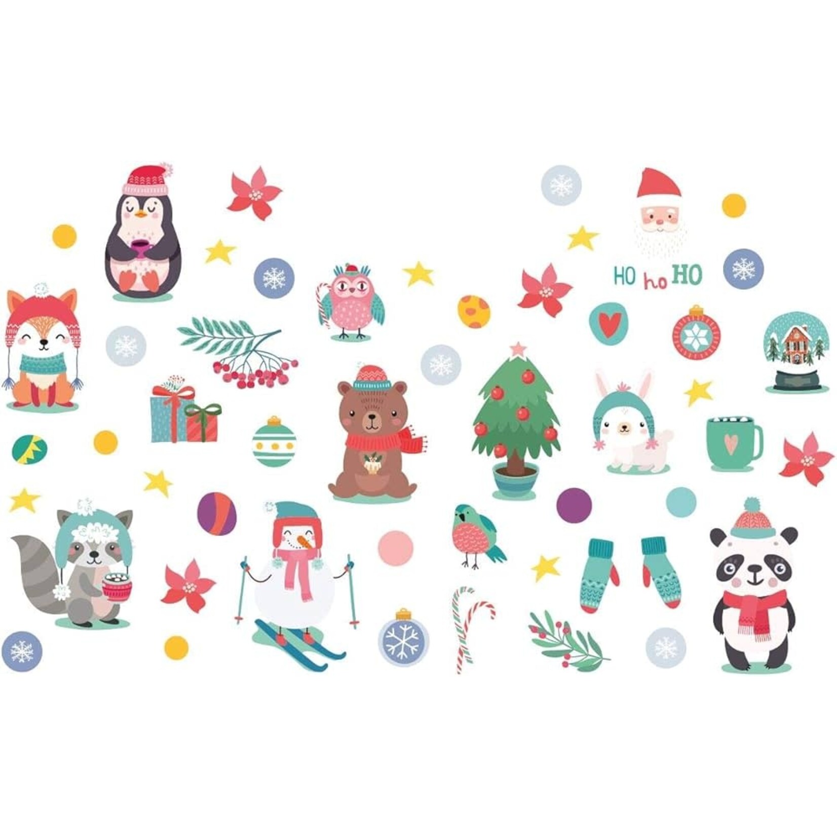 Hemma (Éditions) HEMMA - Christmas-themed colouring and sticker suitcase-shaped book