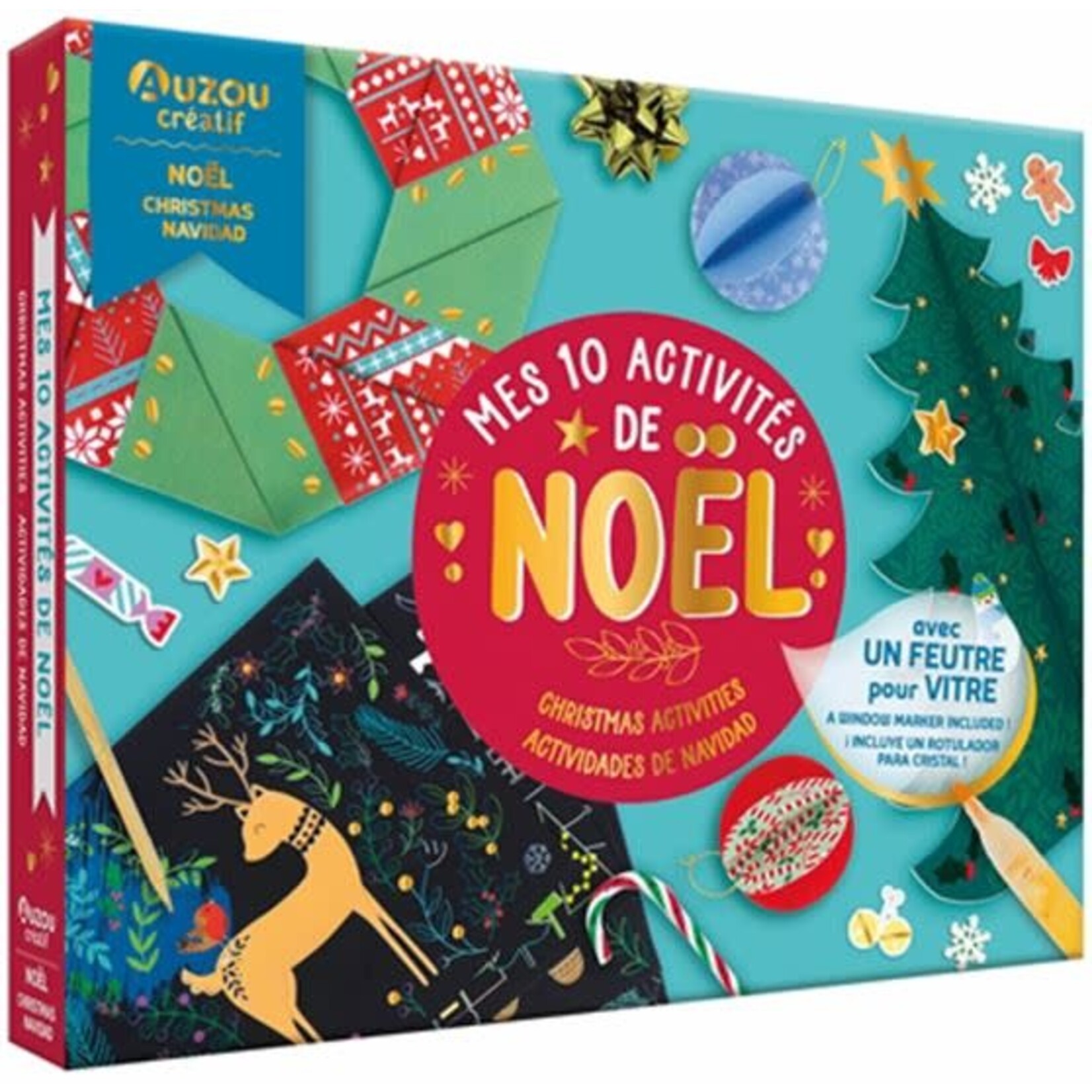 AUZOU (Éditions) AUZOU - Activity Box 'My 10 Christmas Activities'