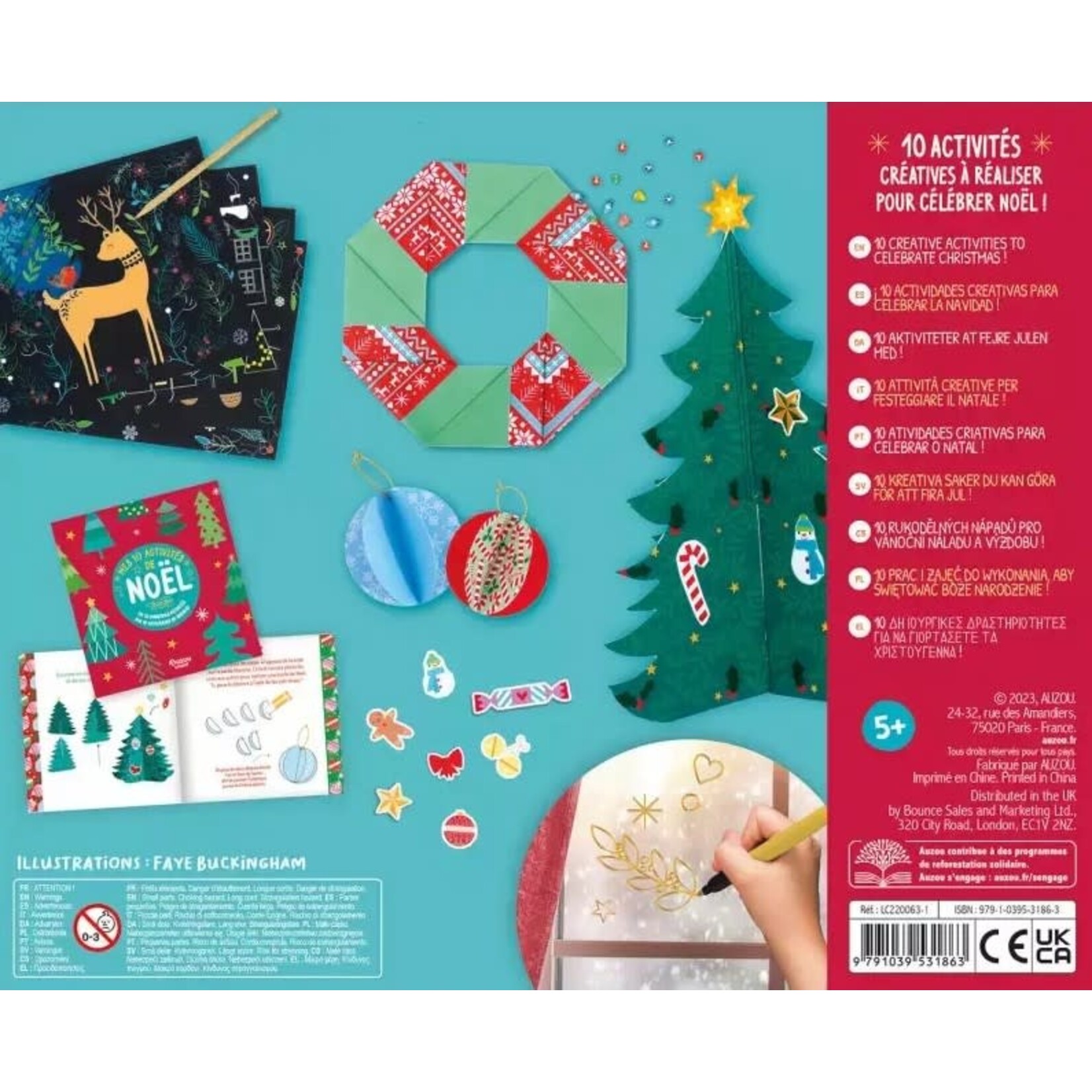 AUZOU (Éditions) AUZOU - Activity Box 'My 10 Christmas Activities'
