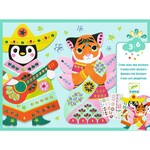 Djeco DJECO - Create with stickers 'Rhinestones'