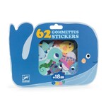 Djeco DJECO - 62 stickers for little ones 'Sea animals'