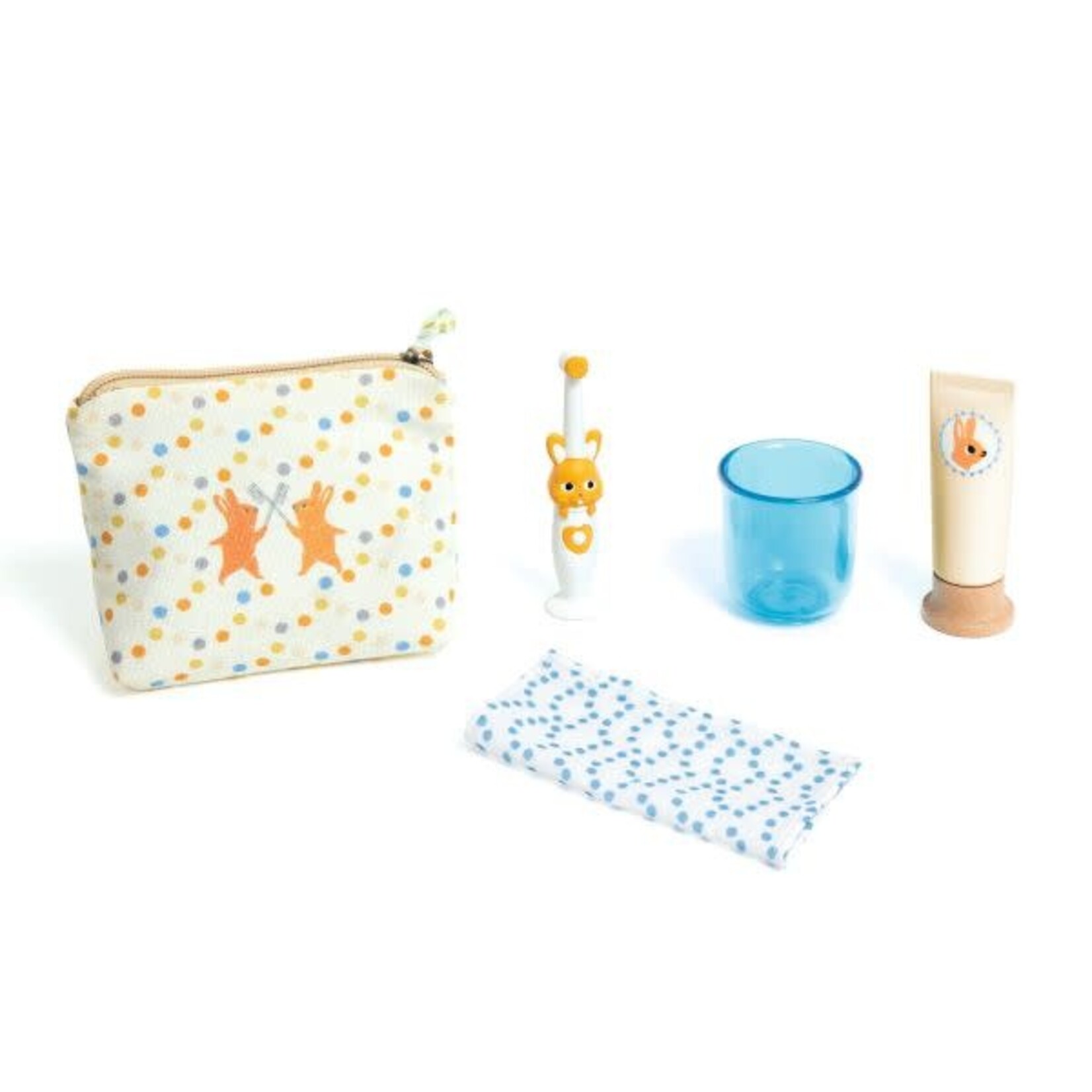 Djeco DJECO - Trousse brosse à dents pour poupée / Collection Poméa