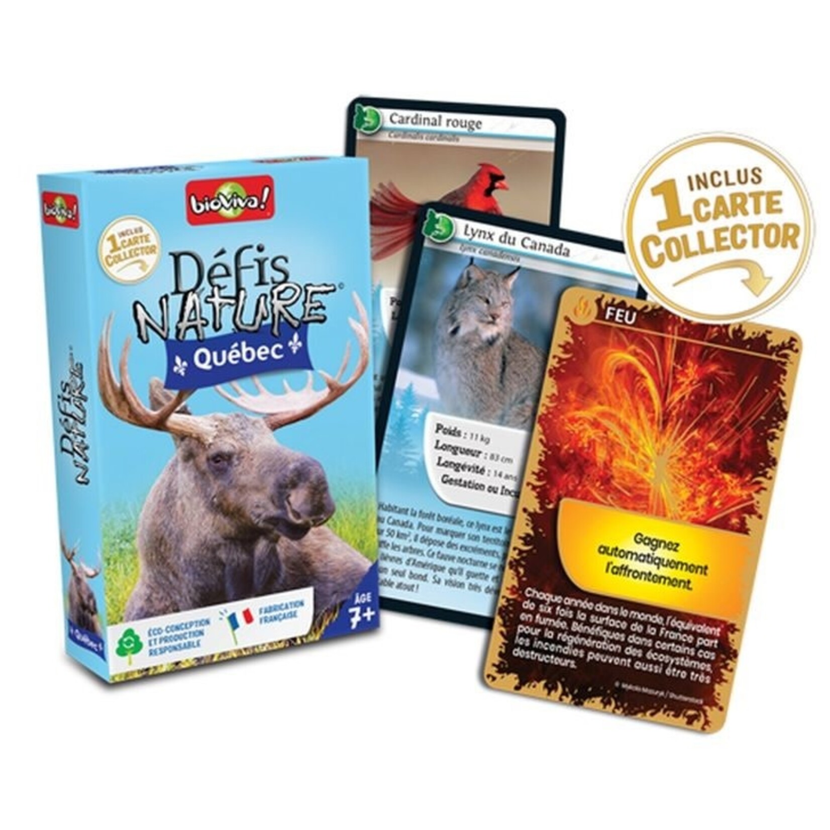 Djeco DJECO - Card game 'Défi-Nature - Québec' - In French