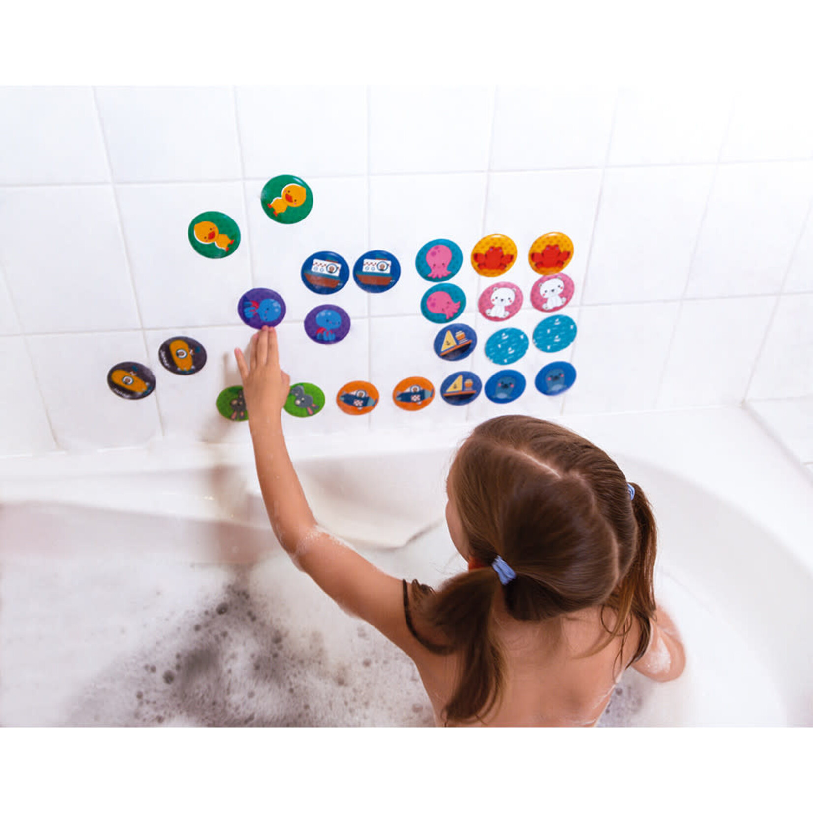 Janod JANOD - Jeu de mémoire 'mémo' pour le bain (24 pièces)