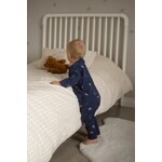 Kim et Joe KimEtJo - Navy blue  evolutive onesie with polar bear print