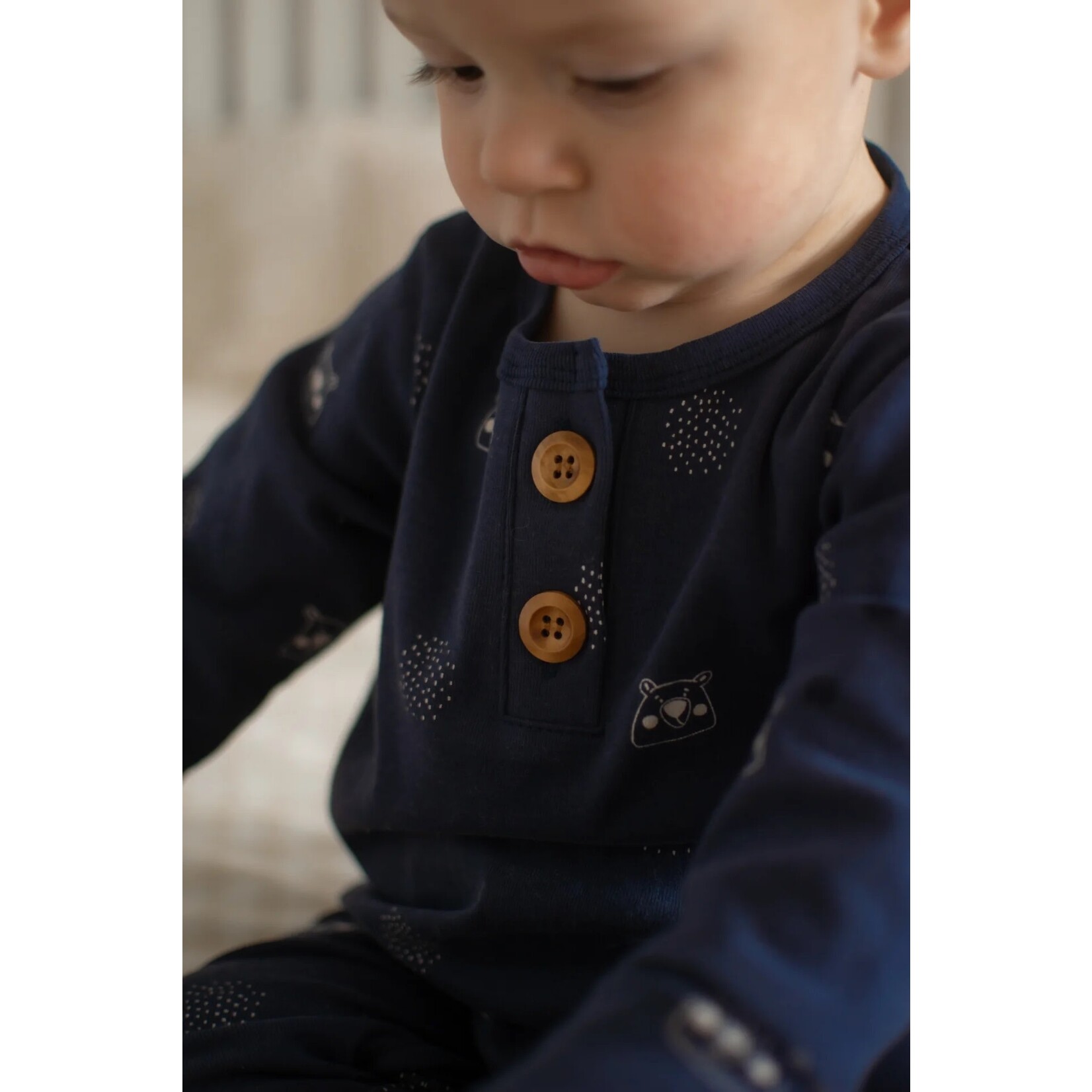Kim et Joe KimEtJoe - Ensemble une-pièce (onesie) évolutif motif ours polaire