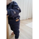 Kim et Joe KimEtJoe - Crewneck évolutif bleu marine motif ours polaire