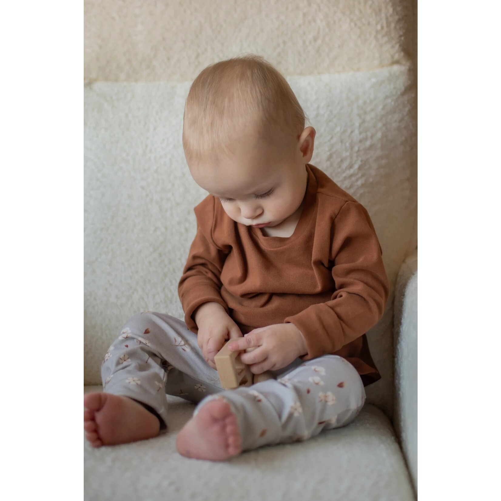Kim et Joe KimEtJo - Evolutif long-sleeve shirt - cinnamon