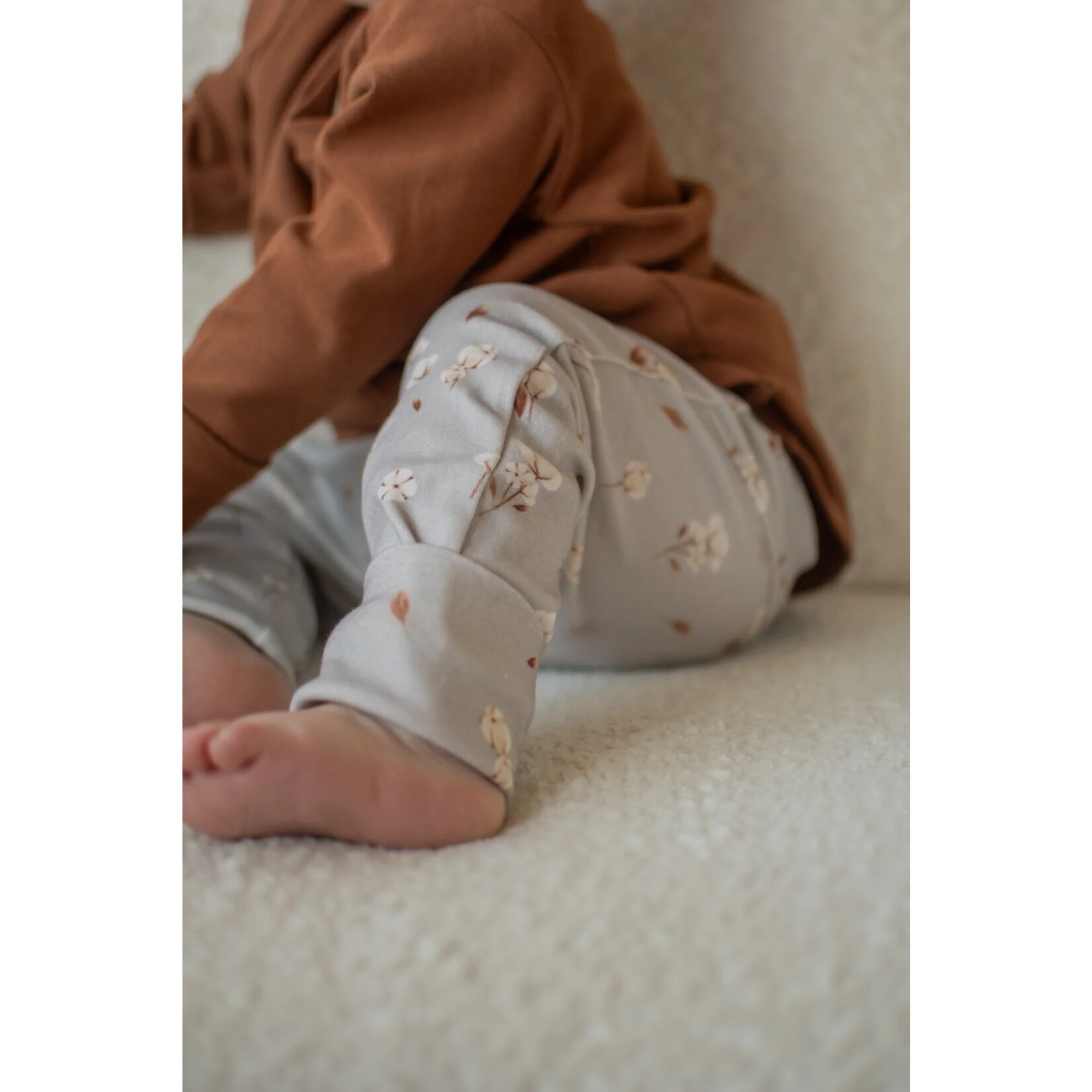 Kim et Joe KimEtJoe - Pantalon évolutif motif fleur de cotton