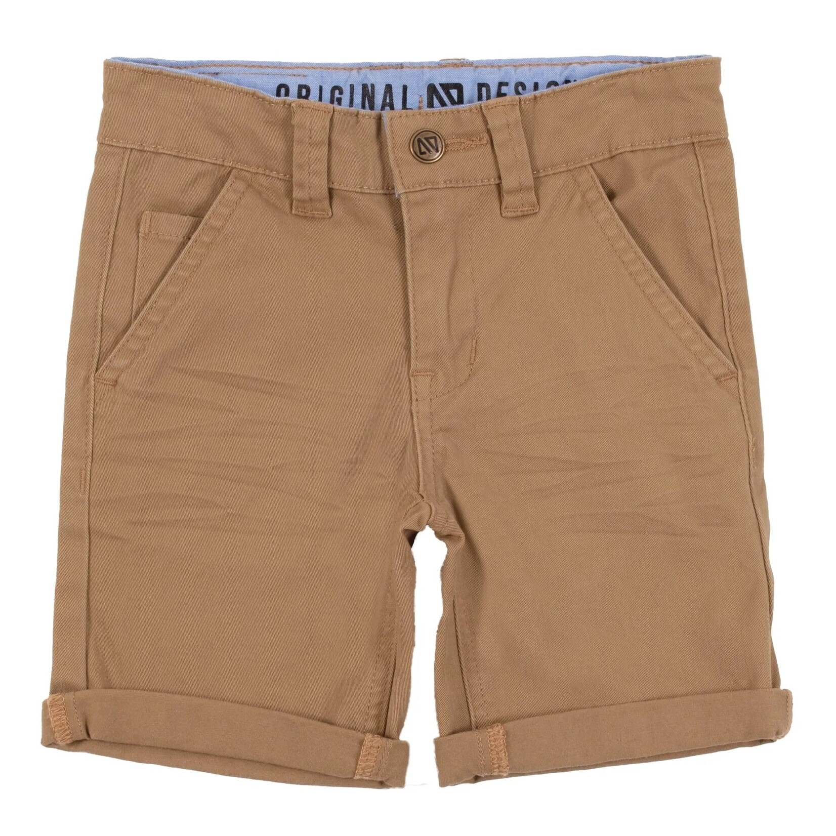 Nanö NANÖ - Plain beige soft Bermuda shorts 'Match day'
