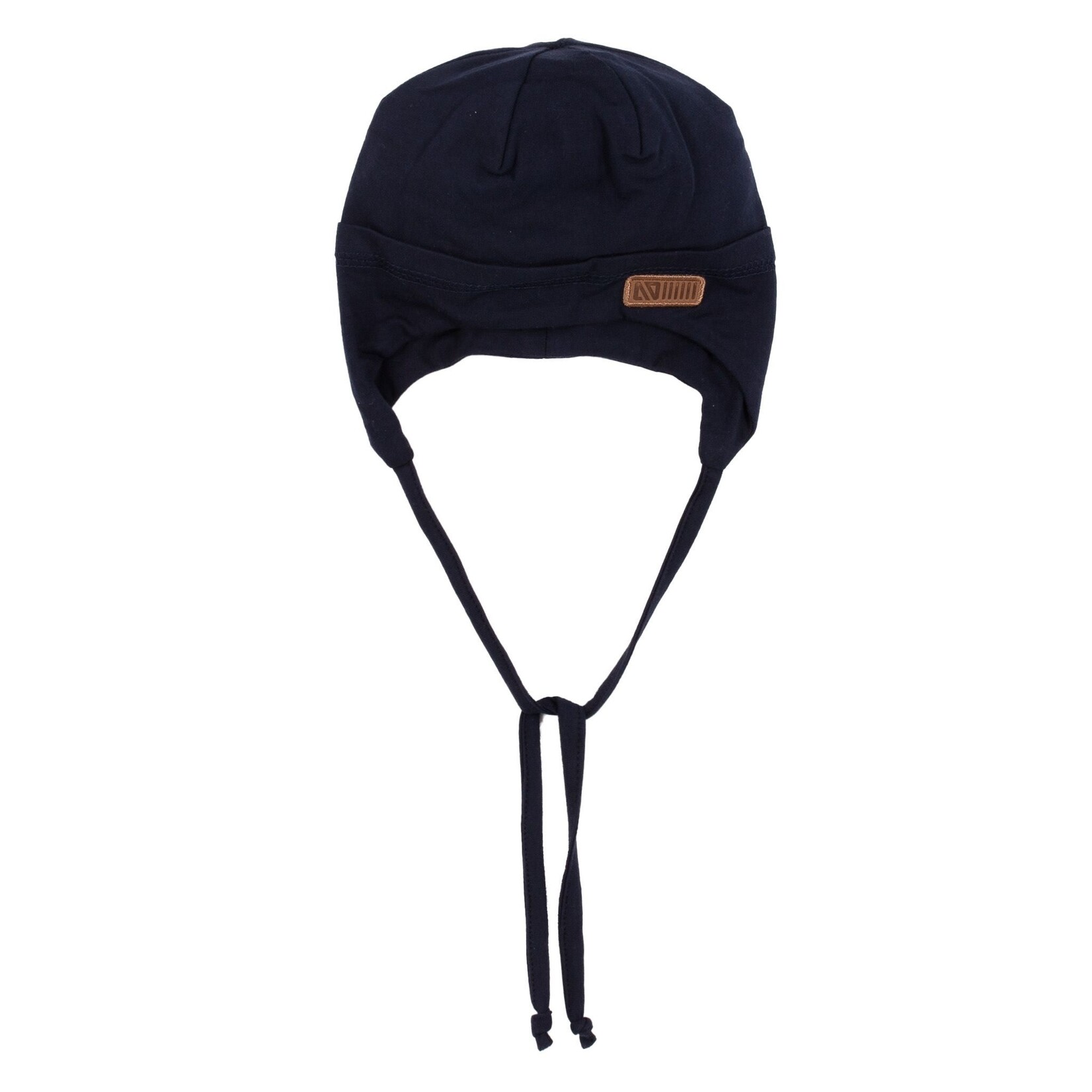Nanö NANÖ - Light cotton jersey hat with strings - Navy