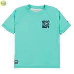 Nanö NANÖ - Short sleeve rashguard /swimming top - Turquoise 'Good days'