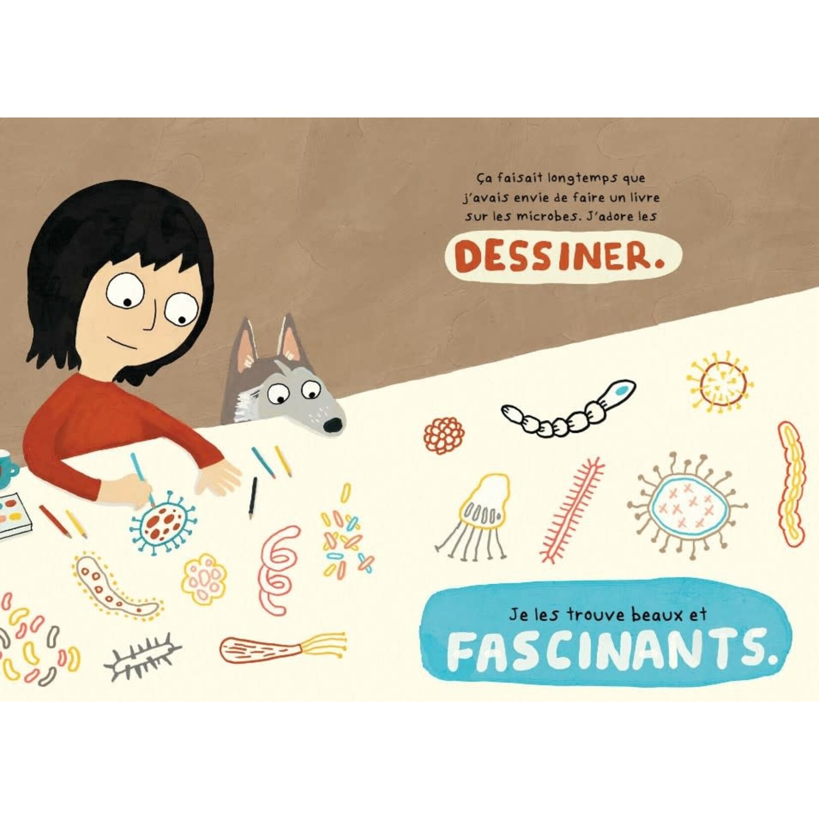 Les 400 Coups (Éditions) CÉDITIONS LES 400 COUPS -  Le Fan Club des Microbes - Élise Gravel - In French