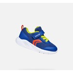 Geox GEOX - Chaussures de sport marine pour petits 'Sprintye - Bleu royal/Rouge'