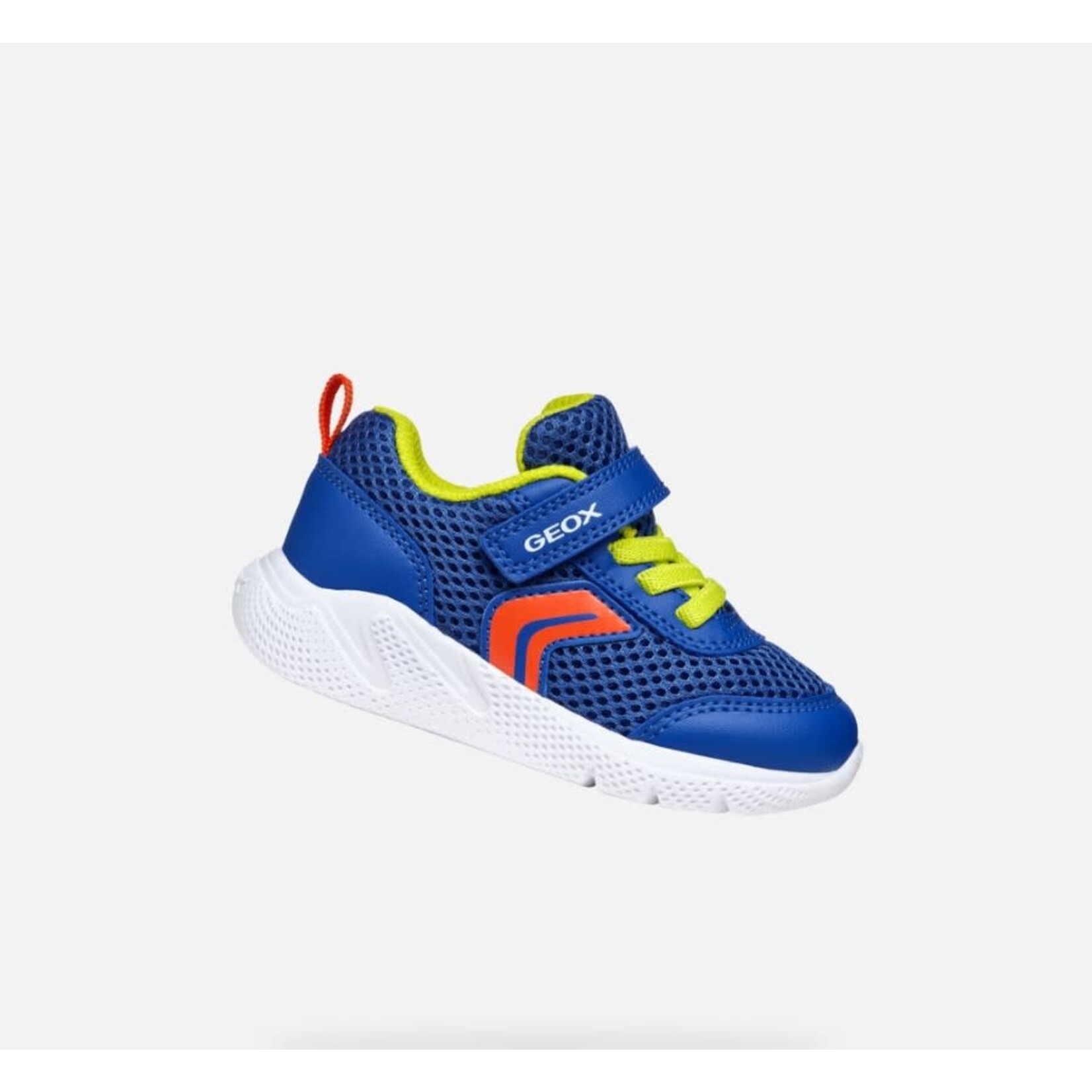 Geox GEOX - Chaussures de sport marine pour petits 'Sprintye - Bleu royal/Rouge'