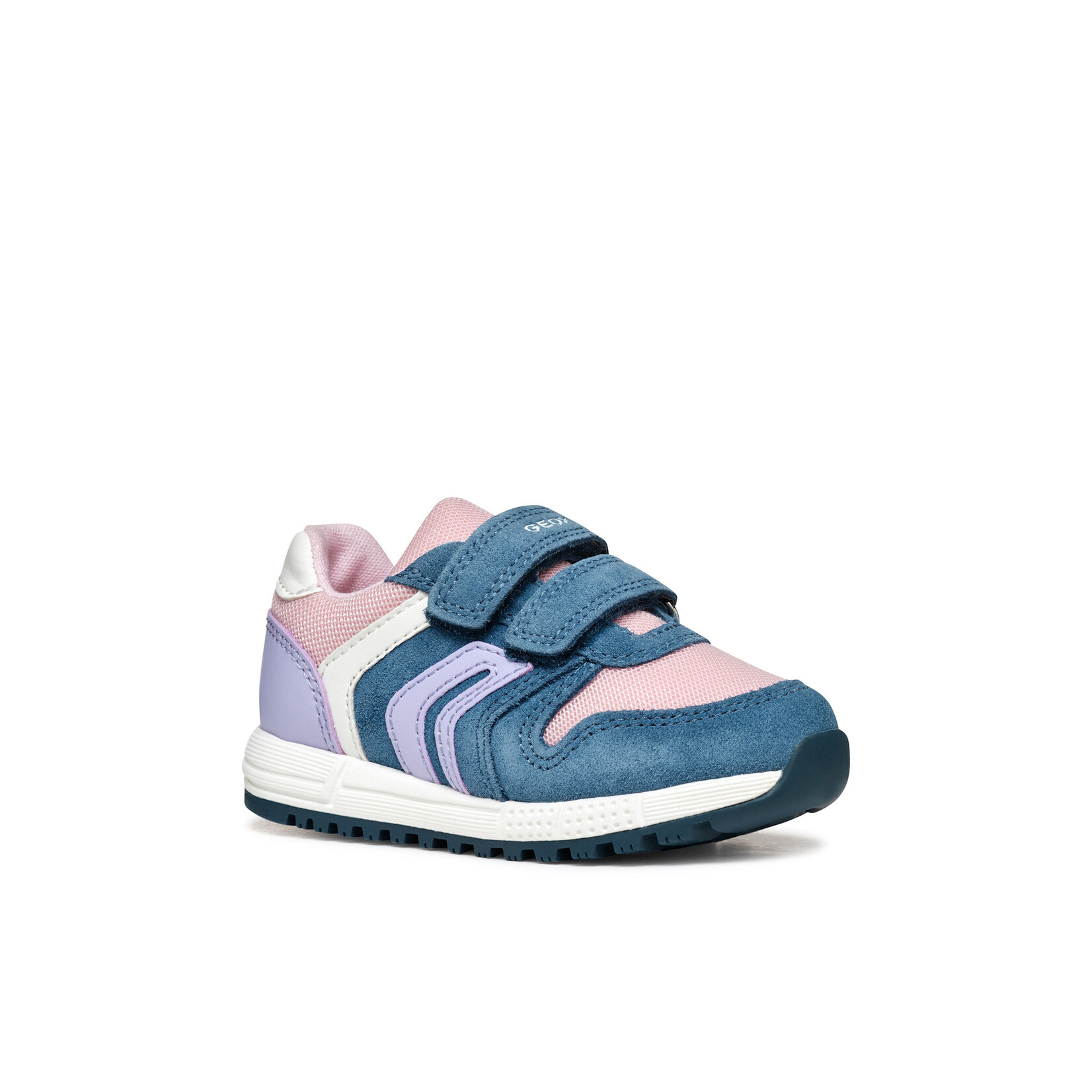 Geox GEOX - Chaussures de sport 'B. Alben G.A - Suede Mesh - Avio/Pink'