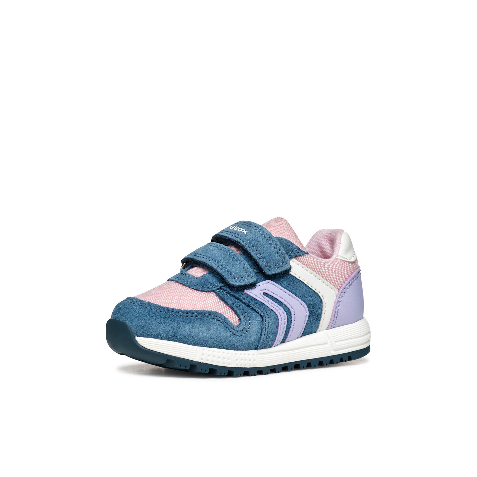 Geox GEOX - Chaussures de sport 'B. Alben G.A - Suede Mesh - Avio/Pink'
