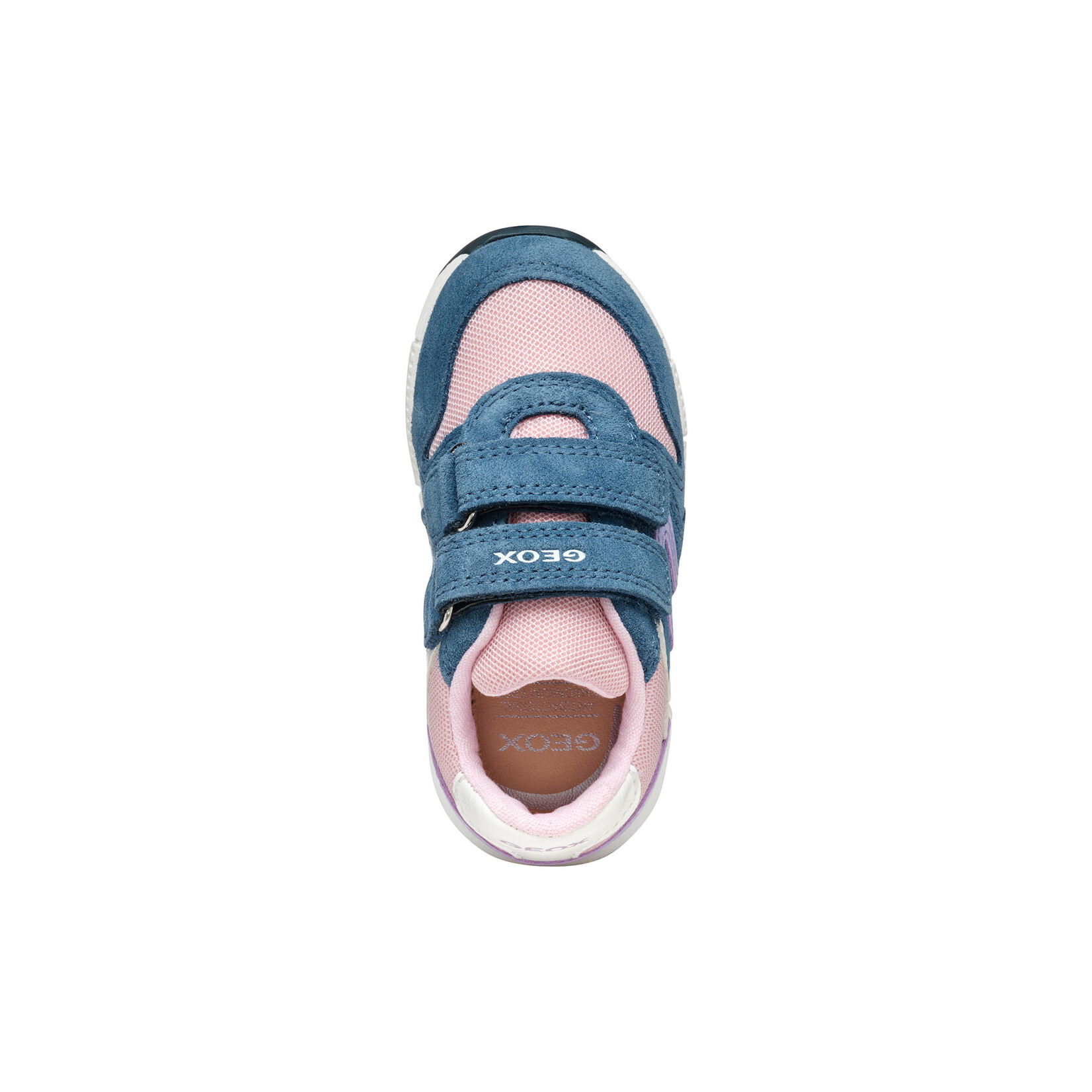 Geox GEOX - Chaussures de sport 'B. Alben G.A - Suede Mesh - Avio/Pink'