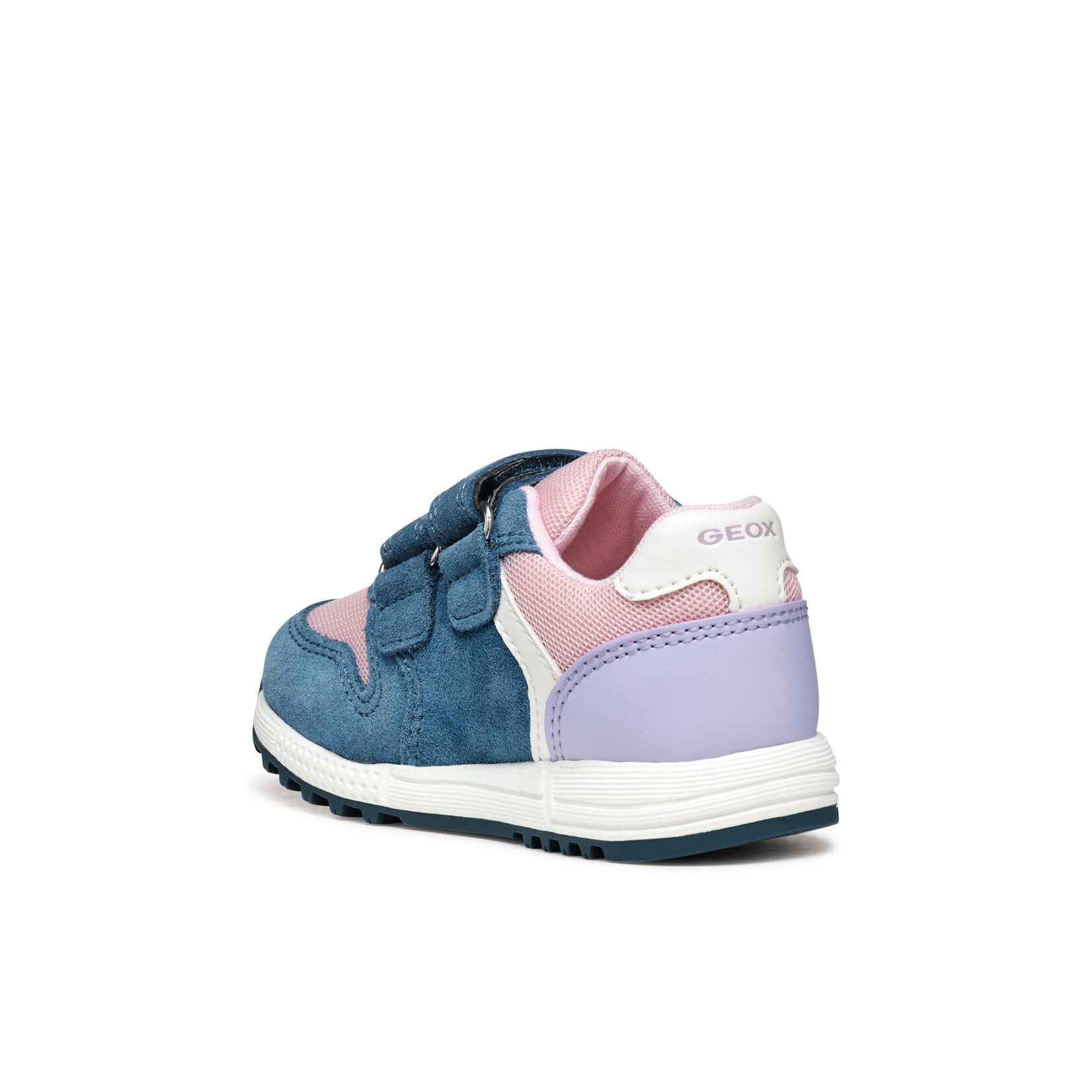 Geox GEOX - Chaussures de sport 'B. Alben G.A - Suede Mesh - Avio/Pink'