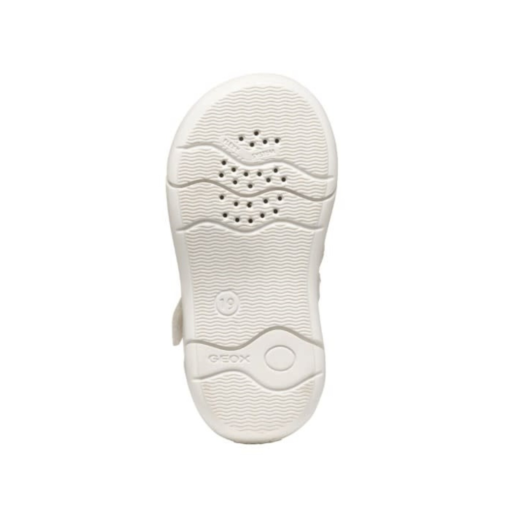 Geox  GEOX - Closed Toe Leather Sandals 'Zapito - White/Multicolor' - ladybug print
