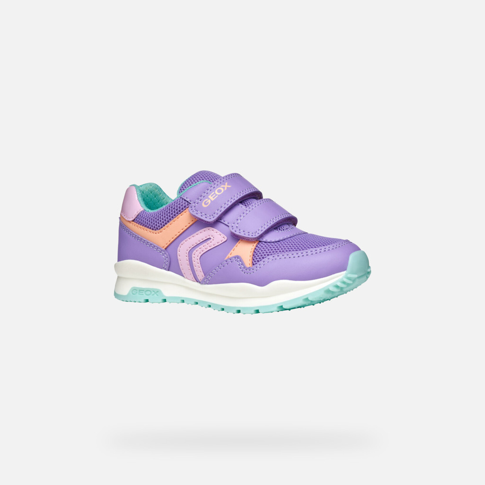 Geox GEOX - Chaussures  de sport en cuir synthétique et filet 'Pavel - Lilac'
