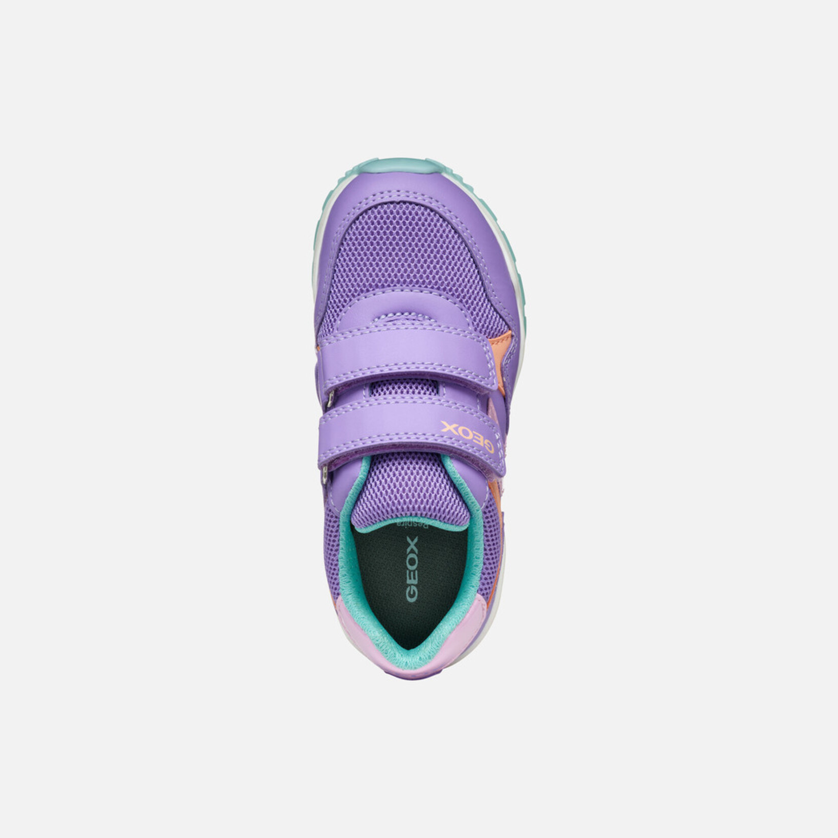 Geox GEOX - Chaussures  de sport en cuir synthétique et filet 'Pavel - Lilac'
