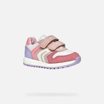 Geox GEOX - Chaussures de sport 'B. Alben G.A - Suede Mesh - LT rose/White'