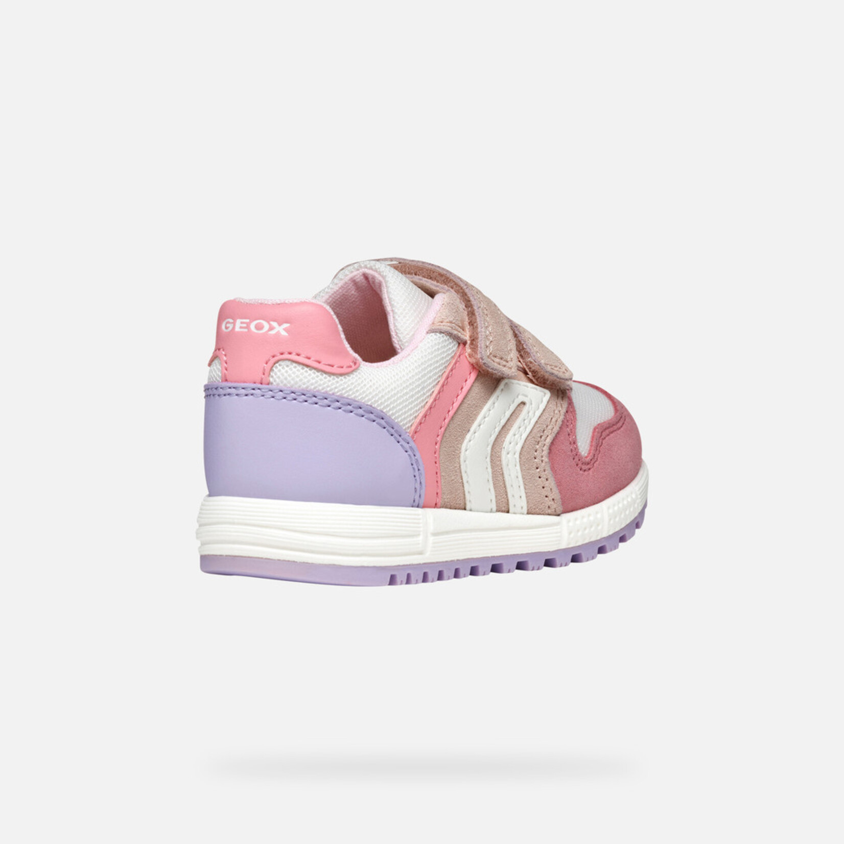 Geox GEOX - Chaussures de sport 'B. Alben G.A - Suede Mesh - LT rose/White'