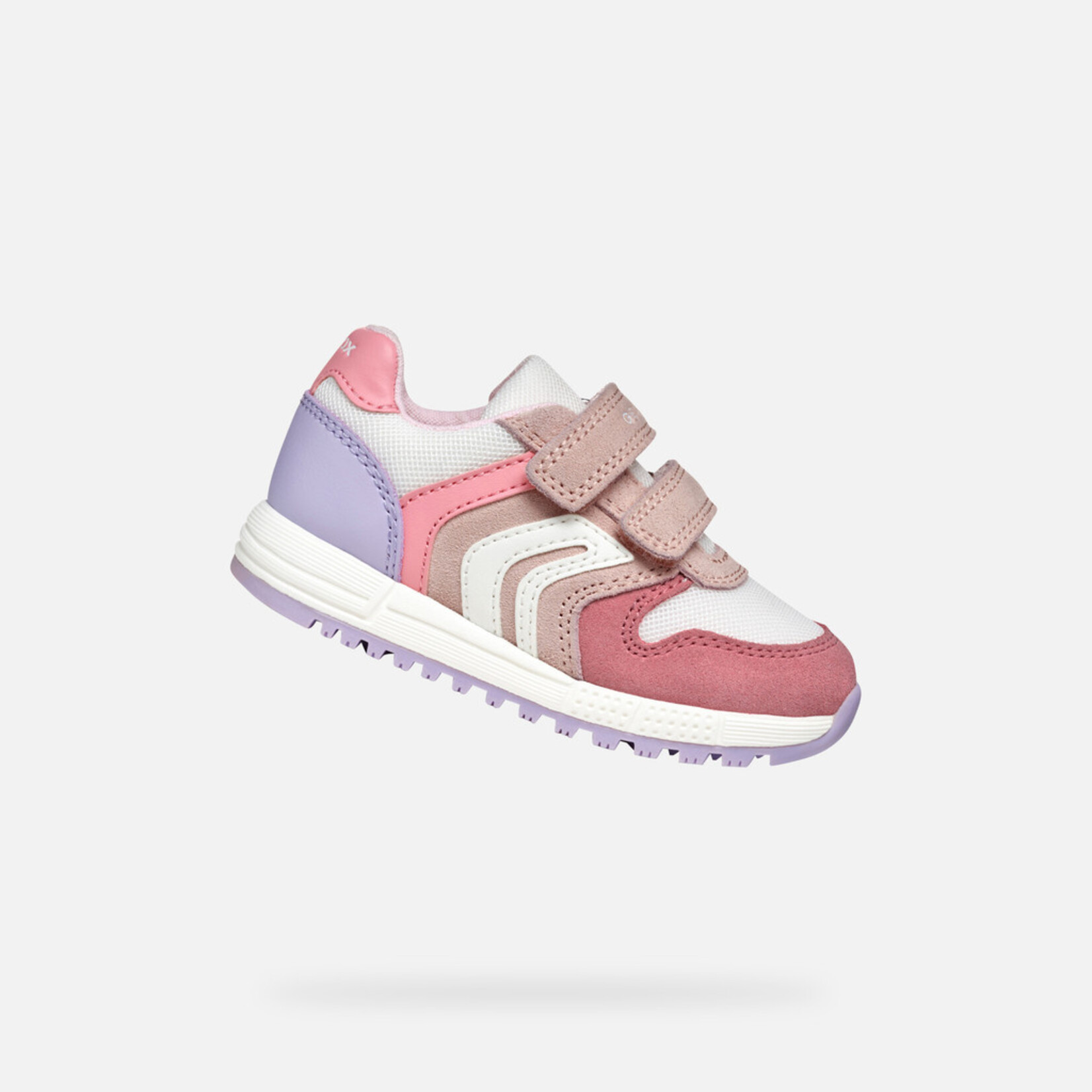 Geox GEOX - Running Shoes 'B. Alben G.A - Suede Mesh - LT rose/White'
