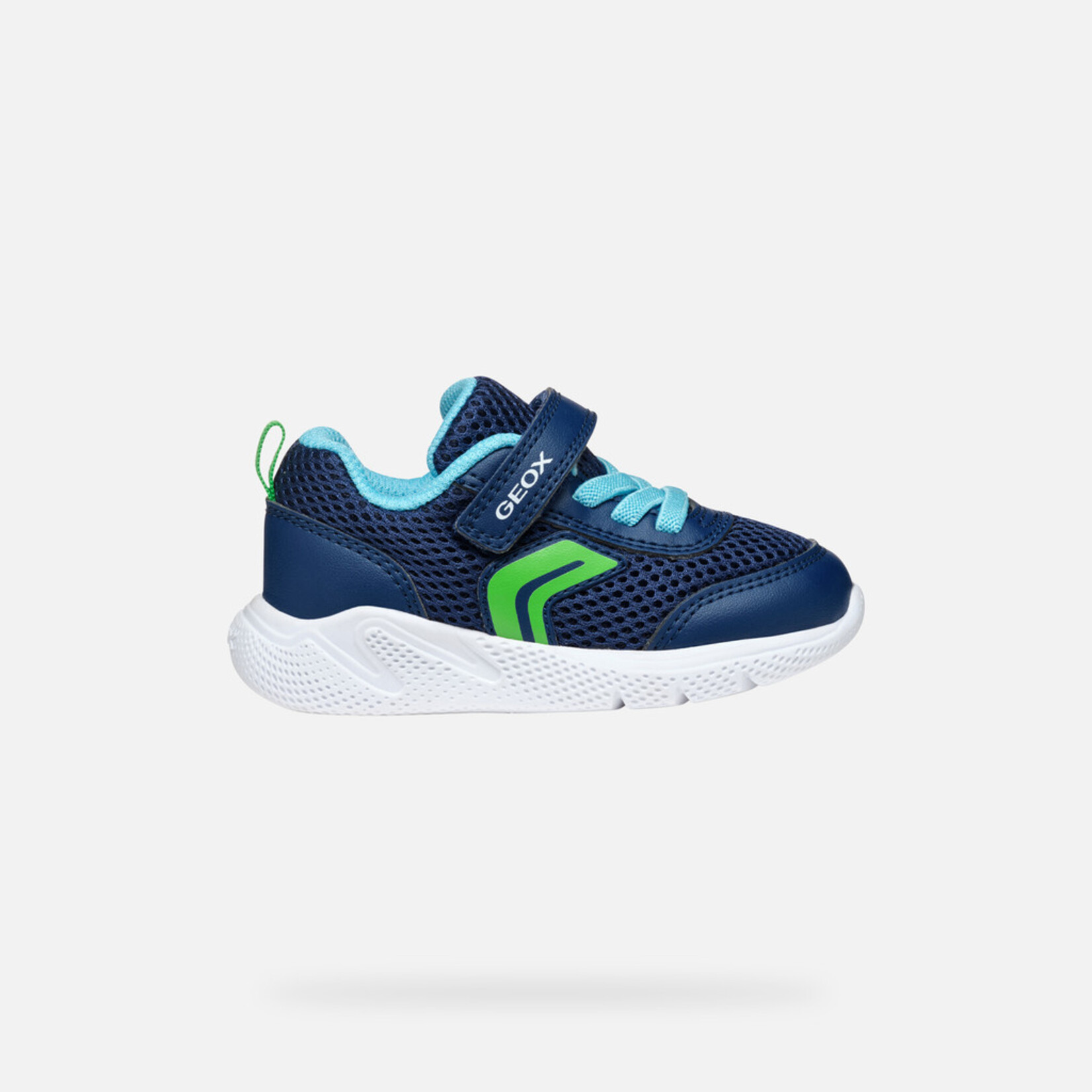Geox GEOX - Chaussures de sport marine pour petits 'Sprintye - Marine/Vert'