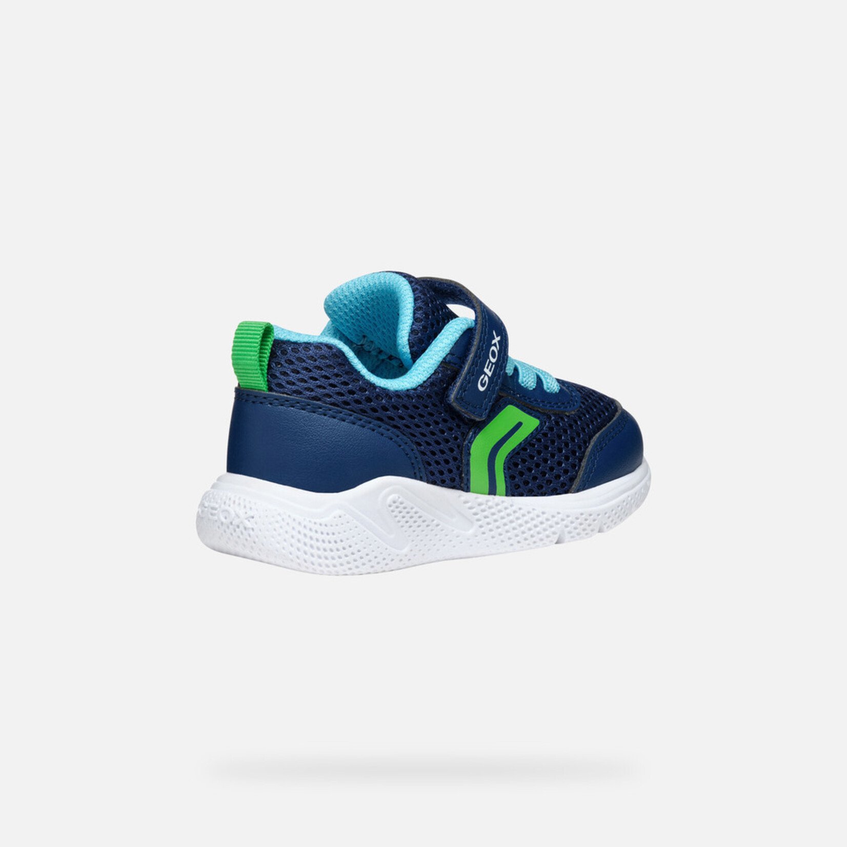 Geox GEOX - Chaussures de sport marine pour petits 'Sprintye - Marine/Vert'