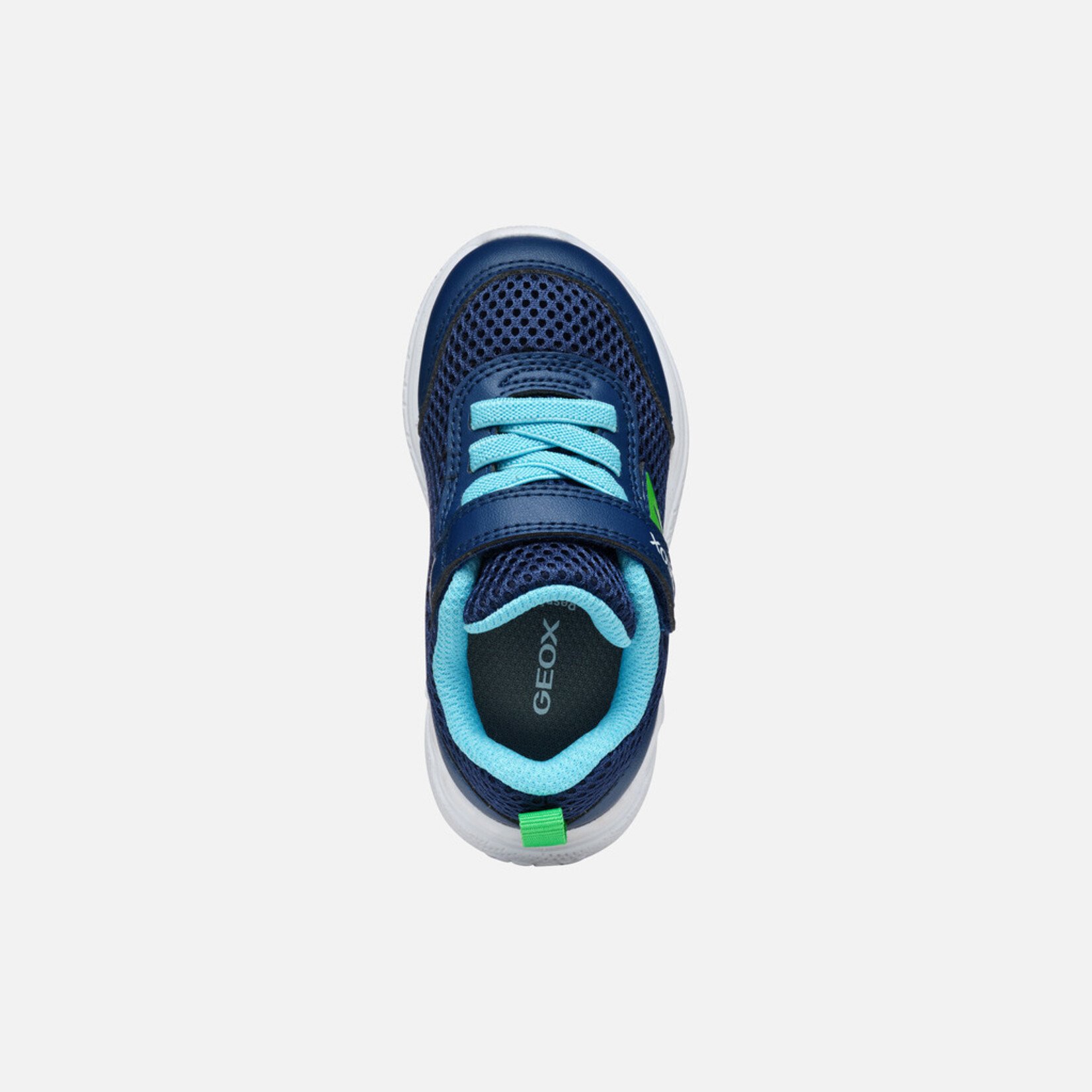 Geox GEOX - Chaussures de sport marine pour petits 'Sprintye - Marine/Vert'