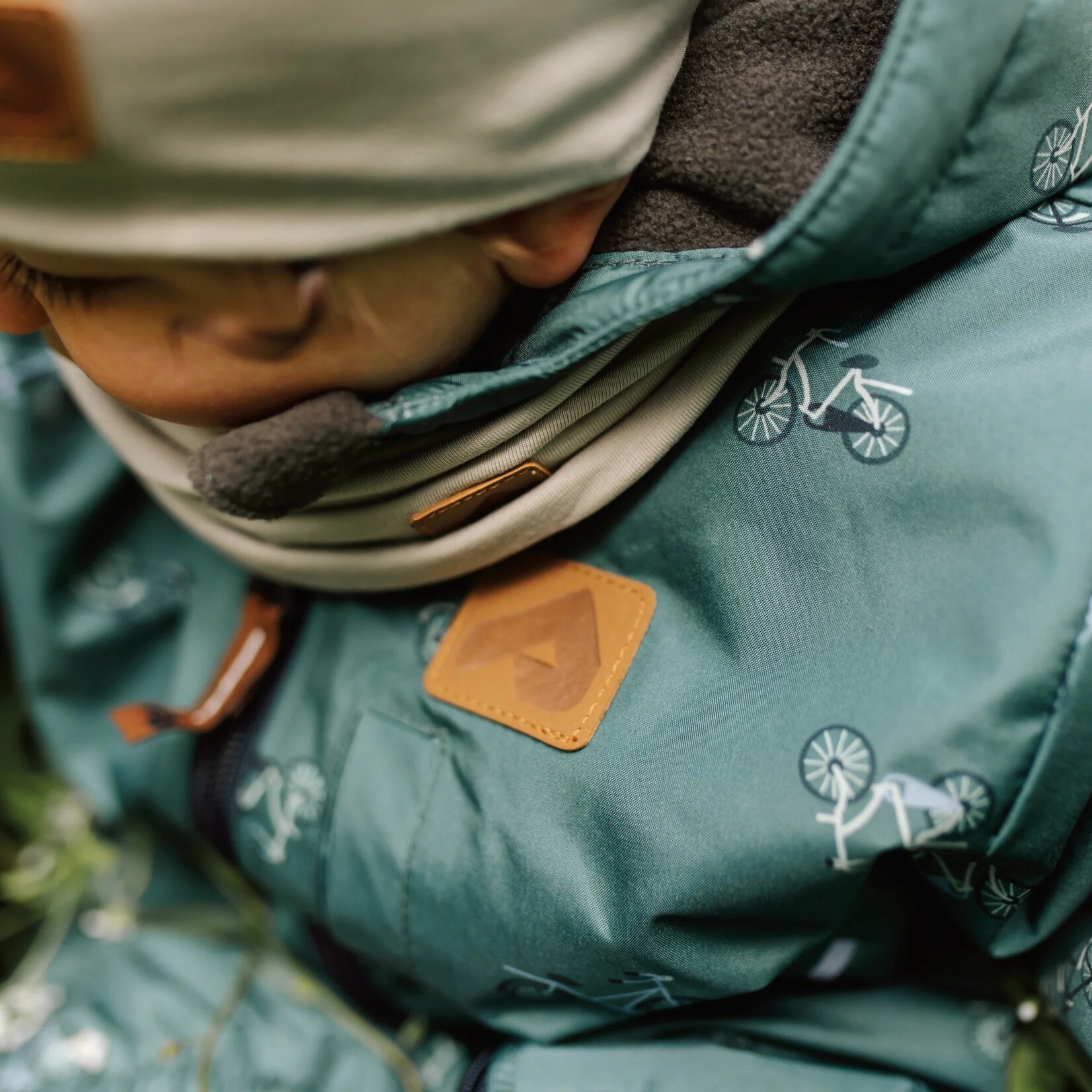 Perlimpinpin PERLIMPINPIN - Ensemble une pièce d'extérieur pour bébé mi-saison - Vélos