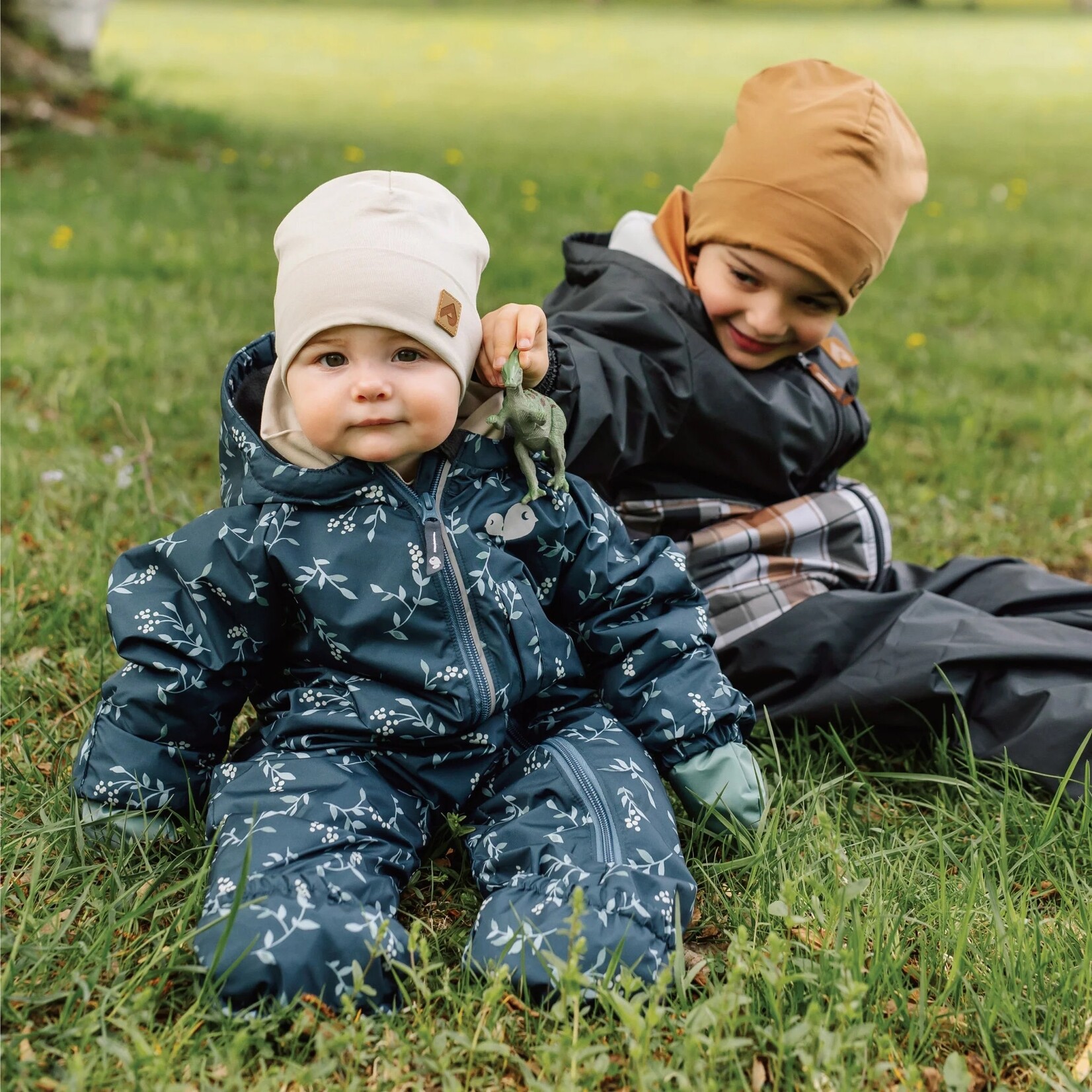 Perlimpinpin PERLIMPINPIN - Ensemble une pièce d'extérieur pour bébé mi-saison - Feuilles
